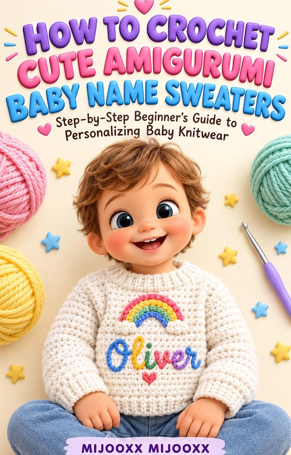 How to Crochet Cute Amigurumi Baby Name Sweaters: Learn Step-by-Step Stitches, Baby-Safe Yarn Techniques, and A-Z Alphabet Templates to Create Custom Newborn Heirlooms (English Edition) baixar livro de graça