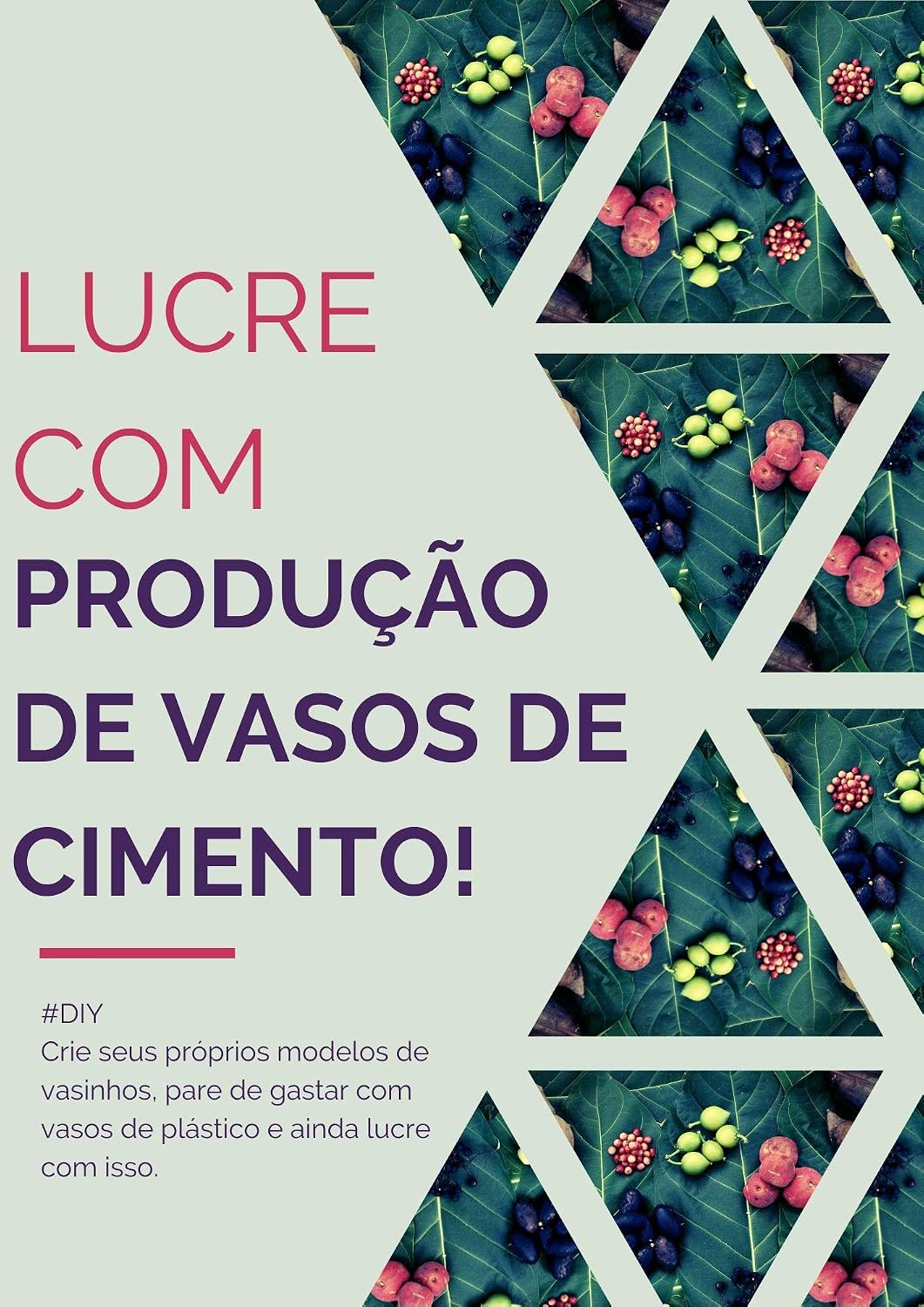 Lucre com a produção de vasos de cimento!: Comece do 0 com a ajuda desse e-book. Saiba quais erros não cometer, faça os melhores efeitos e como lucrar muito. baixar o livro de graça