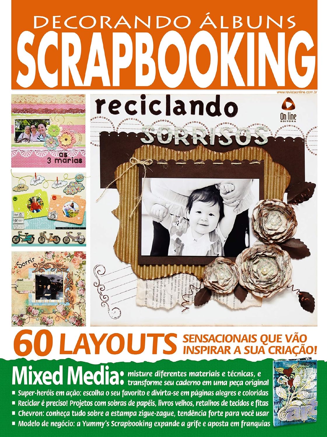 capítulo por capítulo baixar Decorando Álbuns Scrapbooking: Edição 35