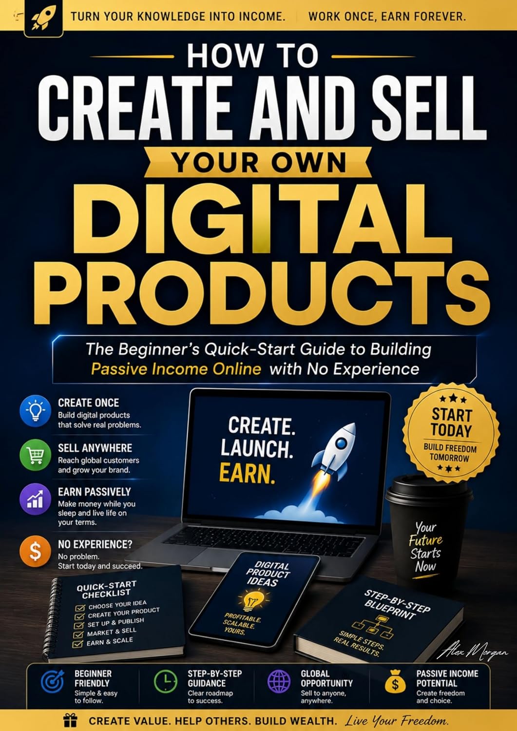 How To Create and Sell Your Own Digital Products: The Beginner's Quick-Start Guide to Building Passive Income Online with No Experience (Roadmap to master your own business) (English Edition) baixar o livro de graça