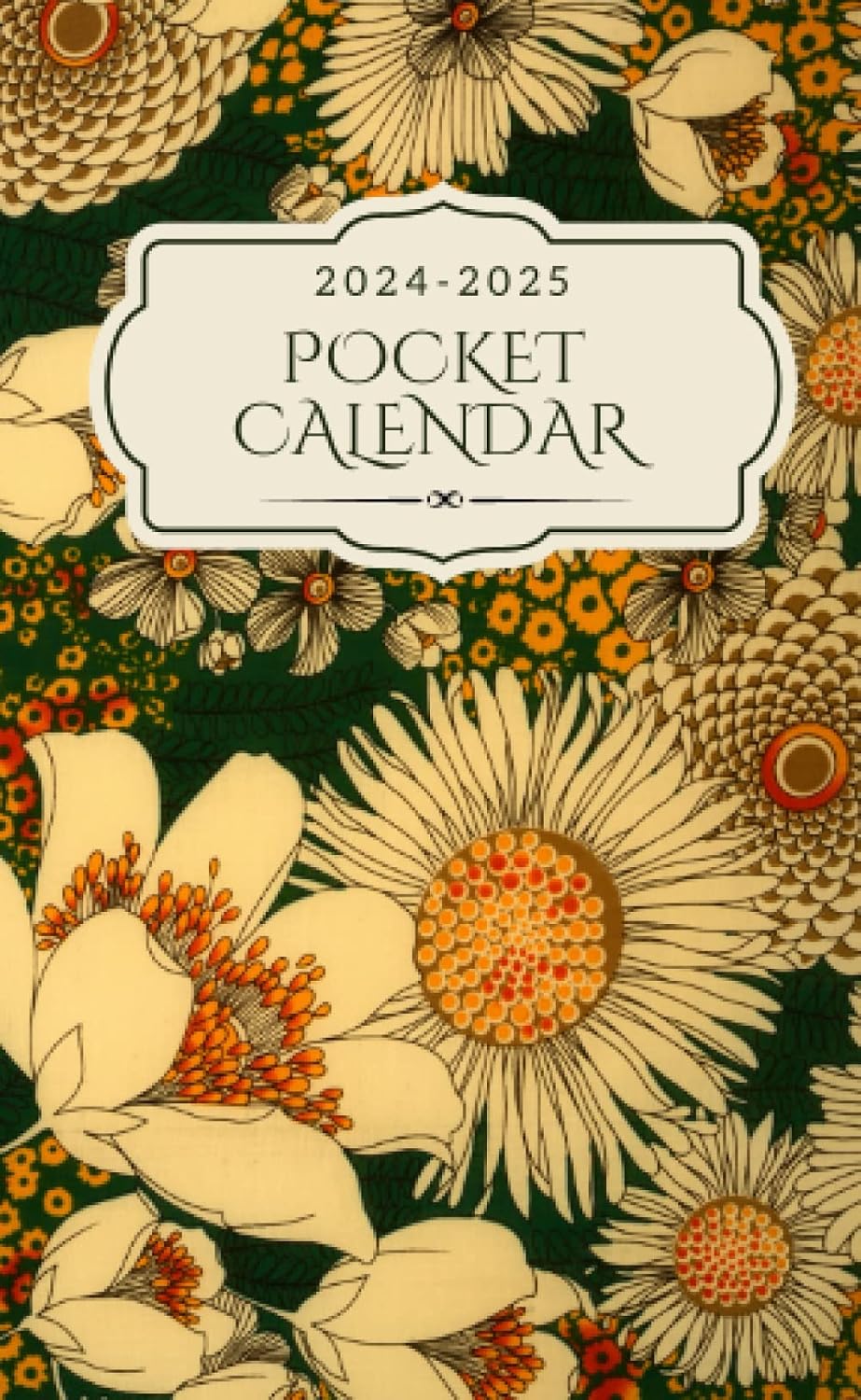 capítulo por capítulo baixar Pocket Calendar 2024-2025 For Purse: 24 Months Agenda Schedule Organizer with Federal Holidays | Small Size 4x6.5 inches Monthly Planner | Vintage Flowers Cover