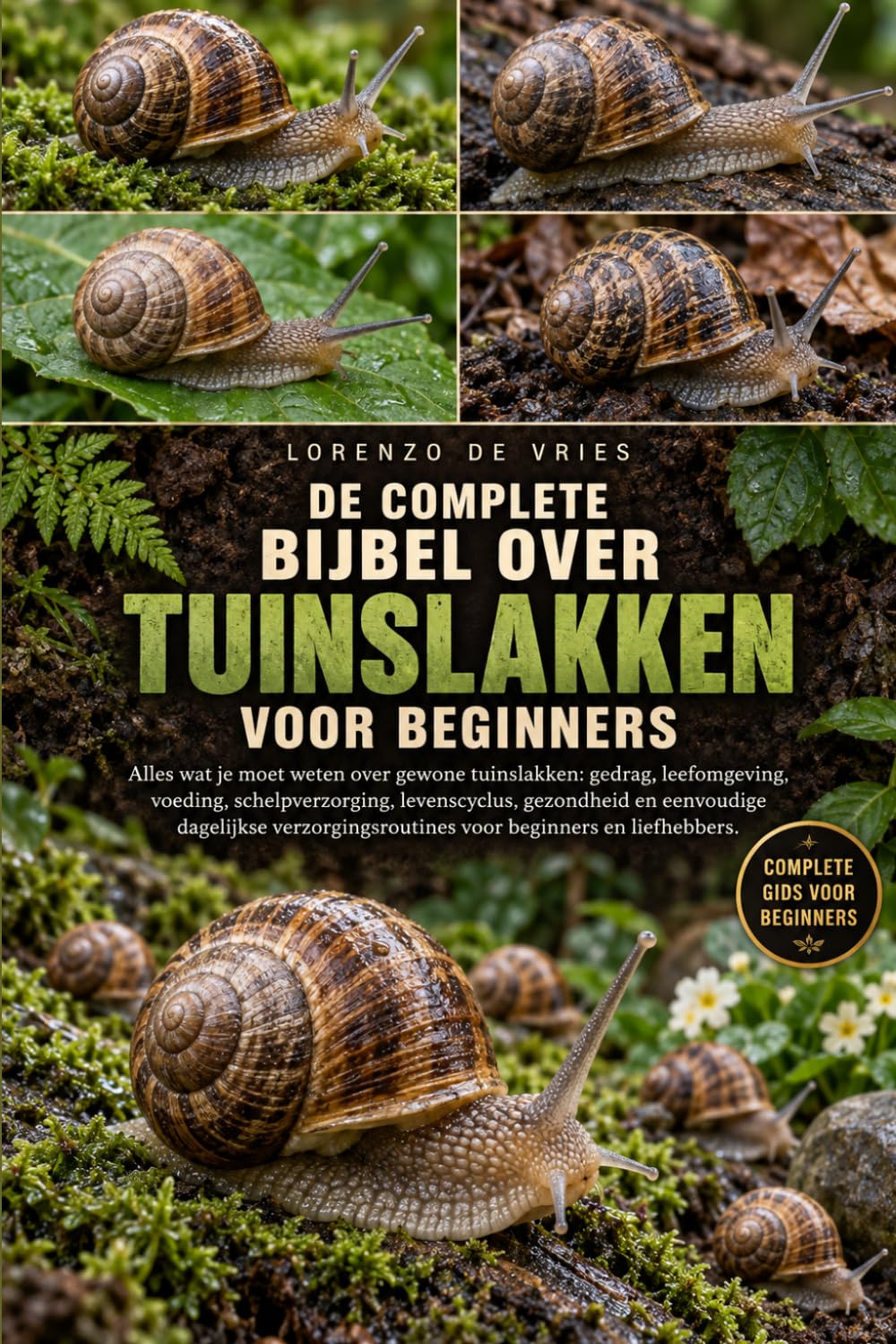 ler totalmente de Complete Bijbel Over Tuinslakken Voor Beginners: Alles wat je moet weten over gewone tuinslakken: gedrag, leefomgeving, voeding.....verzorgingsroutines voor beginners en liefhebbers.