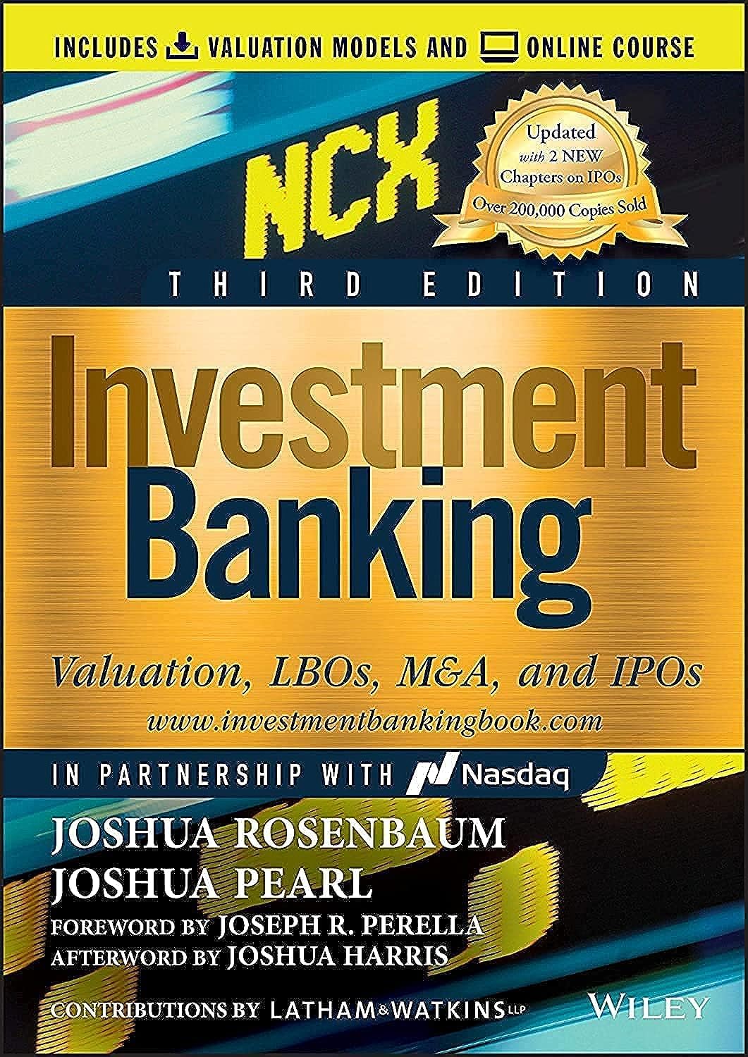 Investment Banking: Valuation, Lbos, M&a, and IPOs baixar livro de graça