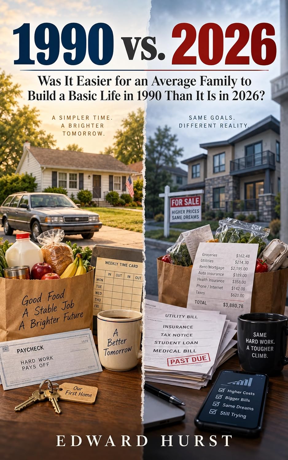 ler totalmente 1990 vs. 2026: Was It Easier for an Average Family to Build a Basic Life in 1990 Than It Is in 2026? (English Edition)