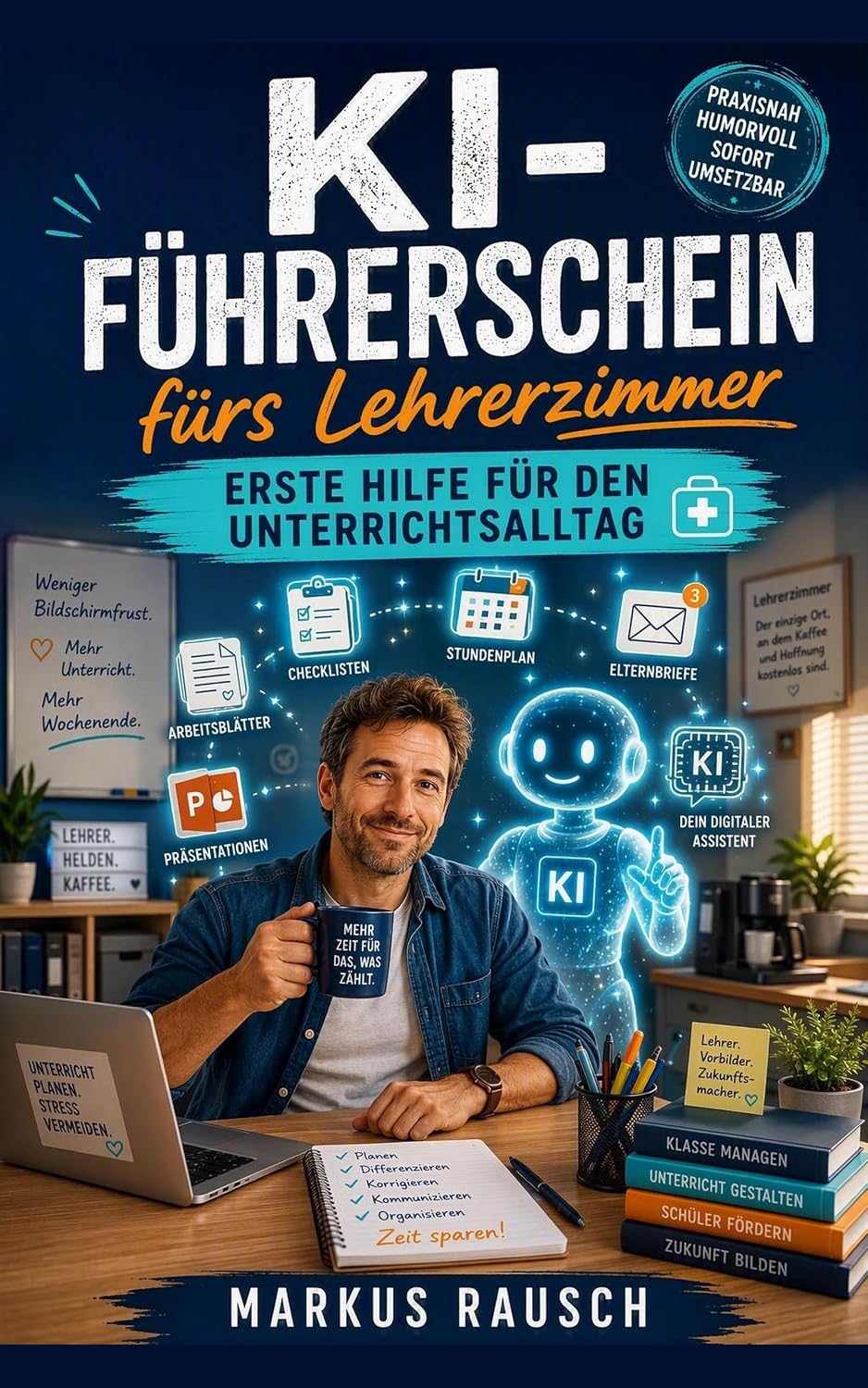 KI-Führerschein fürs Klassenzimmer: Erste Hilfe für den Unterrichtsalltag (KI Führerschein) (German Edition) baixar o livro de graça