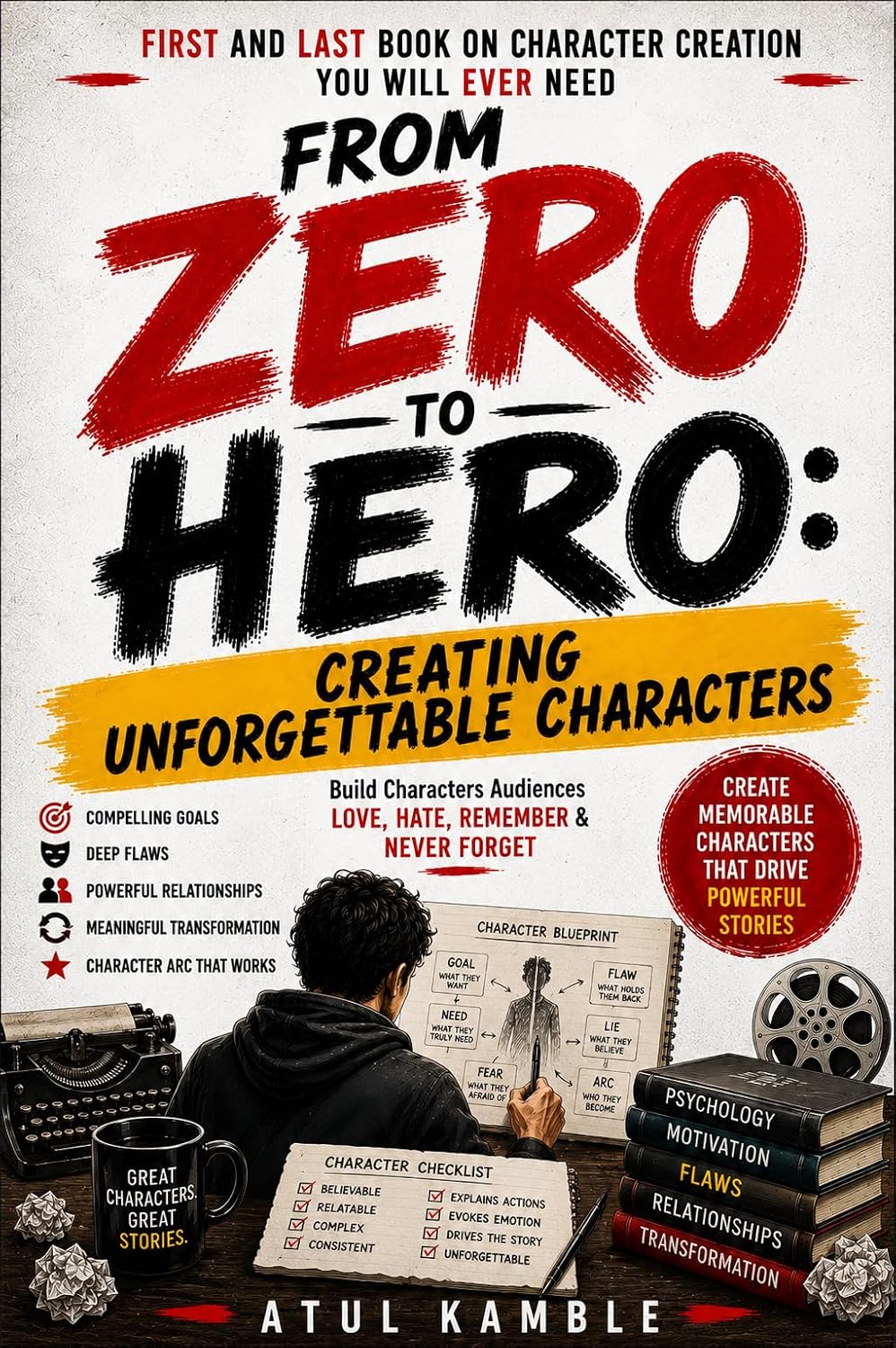 Zero to Hero: Creating Unforgettable Characters: How to Write Characters Audiences Love, Hate, Remember & Never Forget (From Zero to Hero Filmmaker) (English Edition) baixar o livro de graça