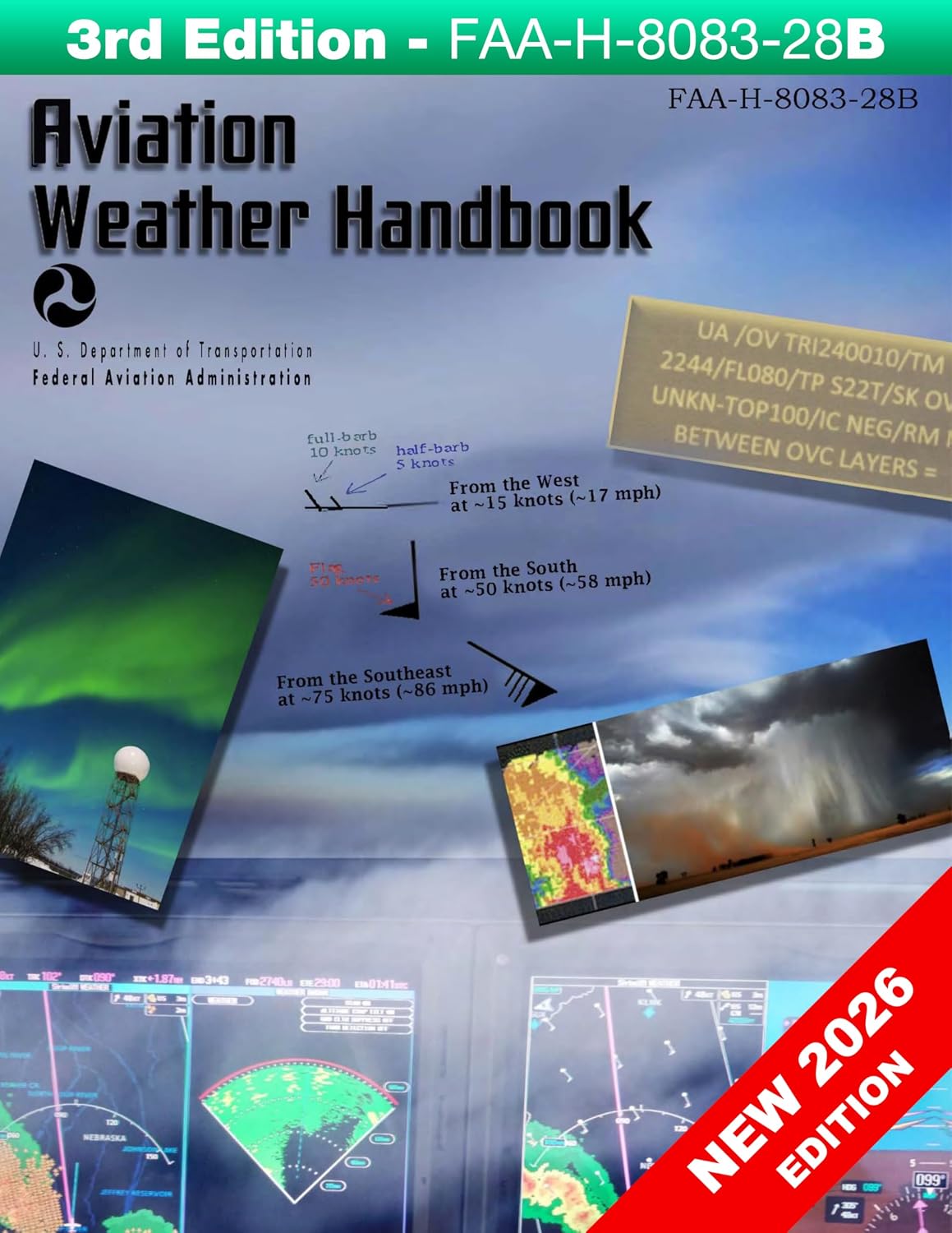 Aviation Weather Handbook FAA-H-8083-28B (Color Print) (English Edition)