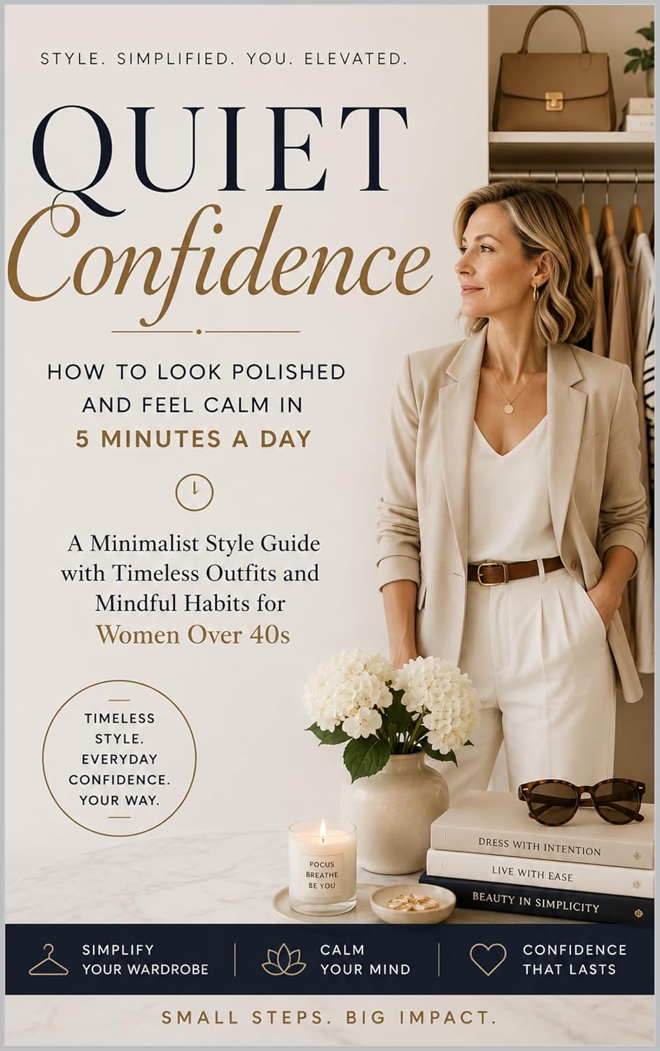 QUIET CONFIDENCE: How to Look Polished and Feel Calm in 5 Minutes a Day A Minimalist Style Guide with Timeless Outfits and Mindful Habits for Women Over... Style Series Book 6) (English Edition) baixar o livro de graça