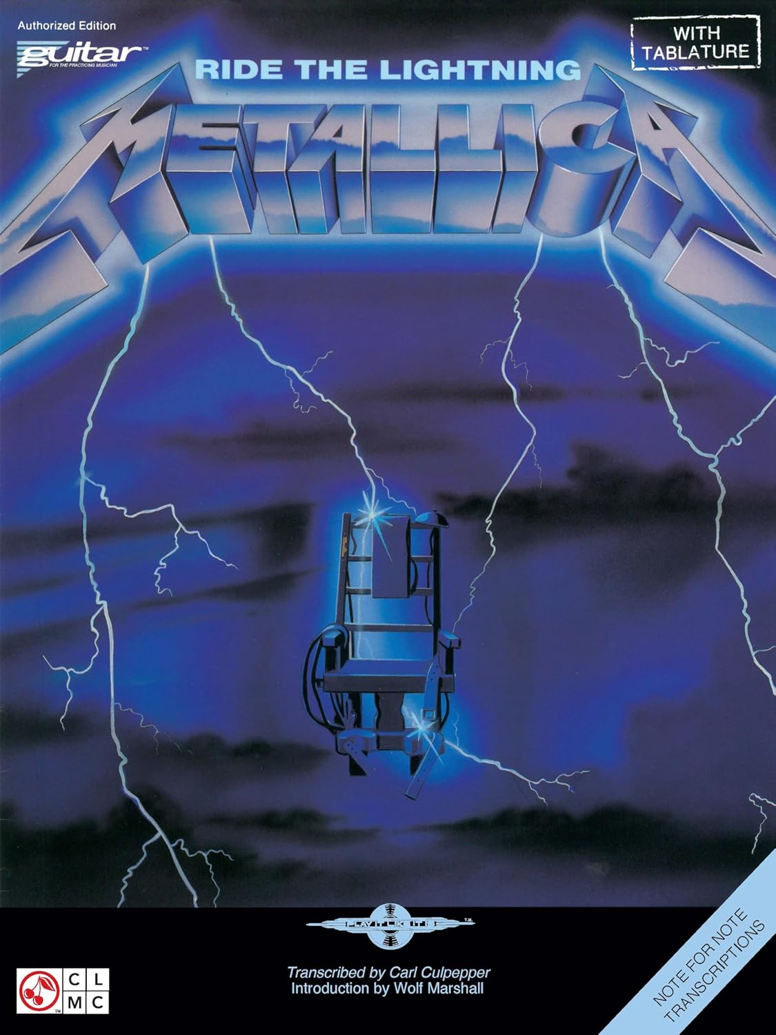 ler totalmente Metallica - Ride the Lightning: Guitar/Vocal/Tablature
