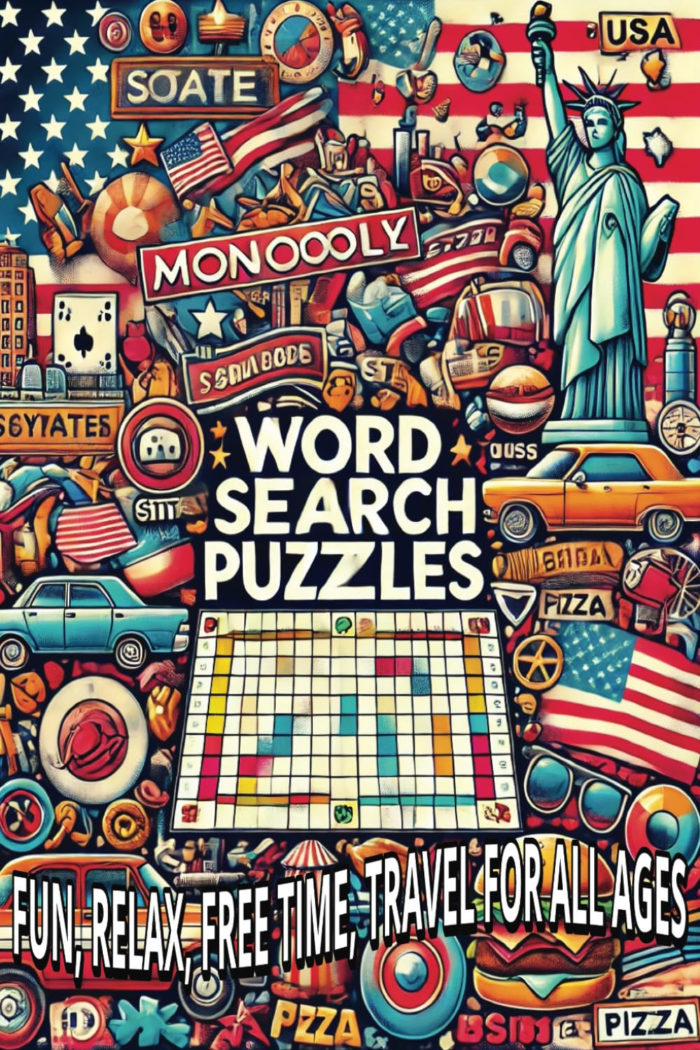 Long Word Search For All Things: Puzzles for Stress Relief and Vocabulary Word Find Games with Unique Themes for Seniors, Adults, Teens, and Kids baixar livro de graça