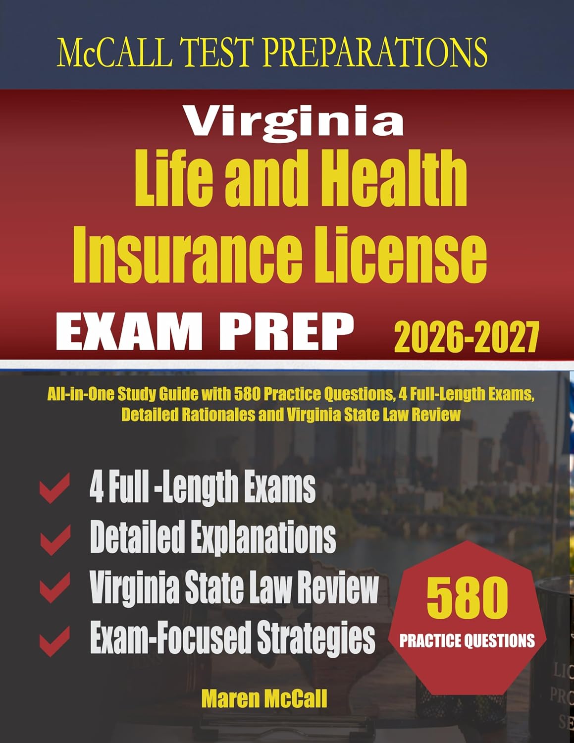 ler totalmente Virginia Life and Health Insurance License Exam Prep: All-in-One Study Guide with 580 Practice Questions, 4 Full-Length Exams, Detailed Rationales and Virginia State Law Review (English Edition)