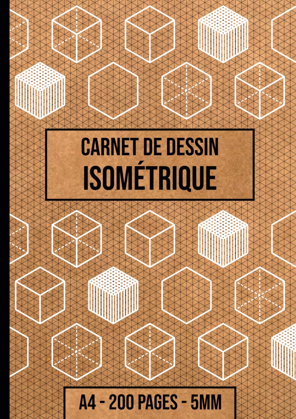 ler totalmente Carnet de dessin isométrique - 200 pages - Format A4-5mm: Dessins et croquis en perspective 3D - Papier quadrillé - Pour étudiants, artistes, ingénieurs, architectes et designers (French Edition)