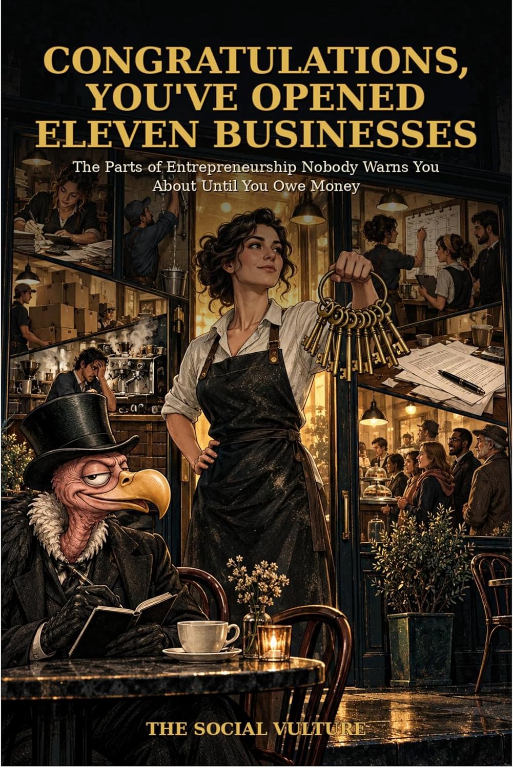 Congratulations, You´ve Oponed Eleven Business: The Parts of Entrepreneurship Nobody Warns You About Until You Owe Money (THE SOCIAL VULTURE Book 23) (English Edition) baixar livro de graça