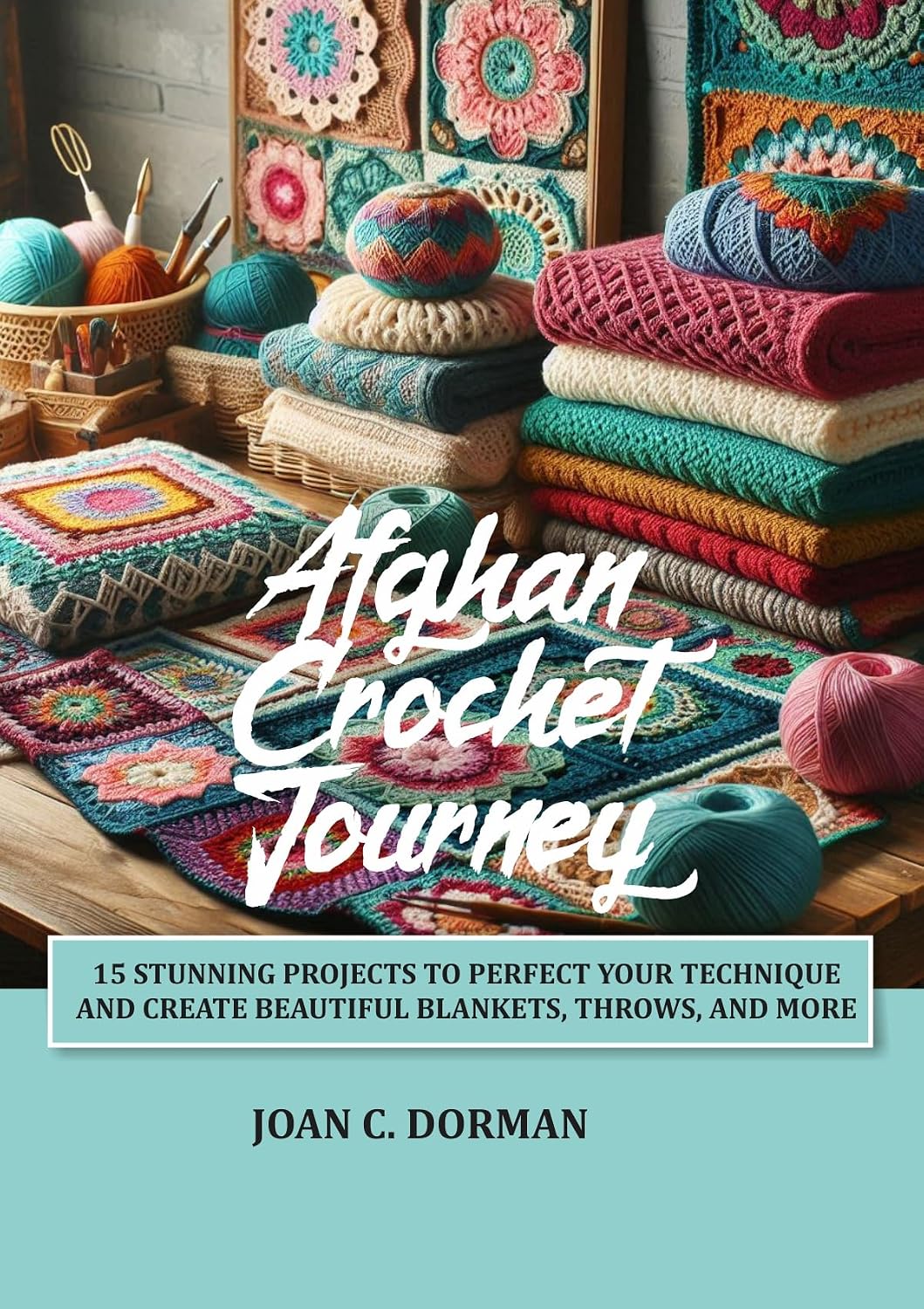 ler totalmente AFGHAN CROCHET JOURNEY: 15 STUNNING PROJECTS TO PERFECT YOUR TECHNIQUE AND CREATE BEAUTIFUL BLANKETS, THROWS, AND MORE (English Edition)