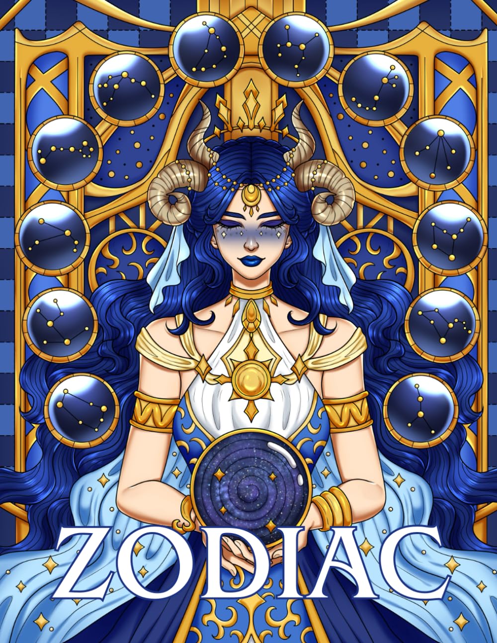ler totalmente Zodiac Coloring Book for Adults: Adult Coloring Book for Women, Teens, and Kids Featuring Unique Astrological Sign Beauties for Relaxation and Stress-Relief
