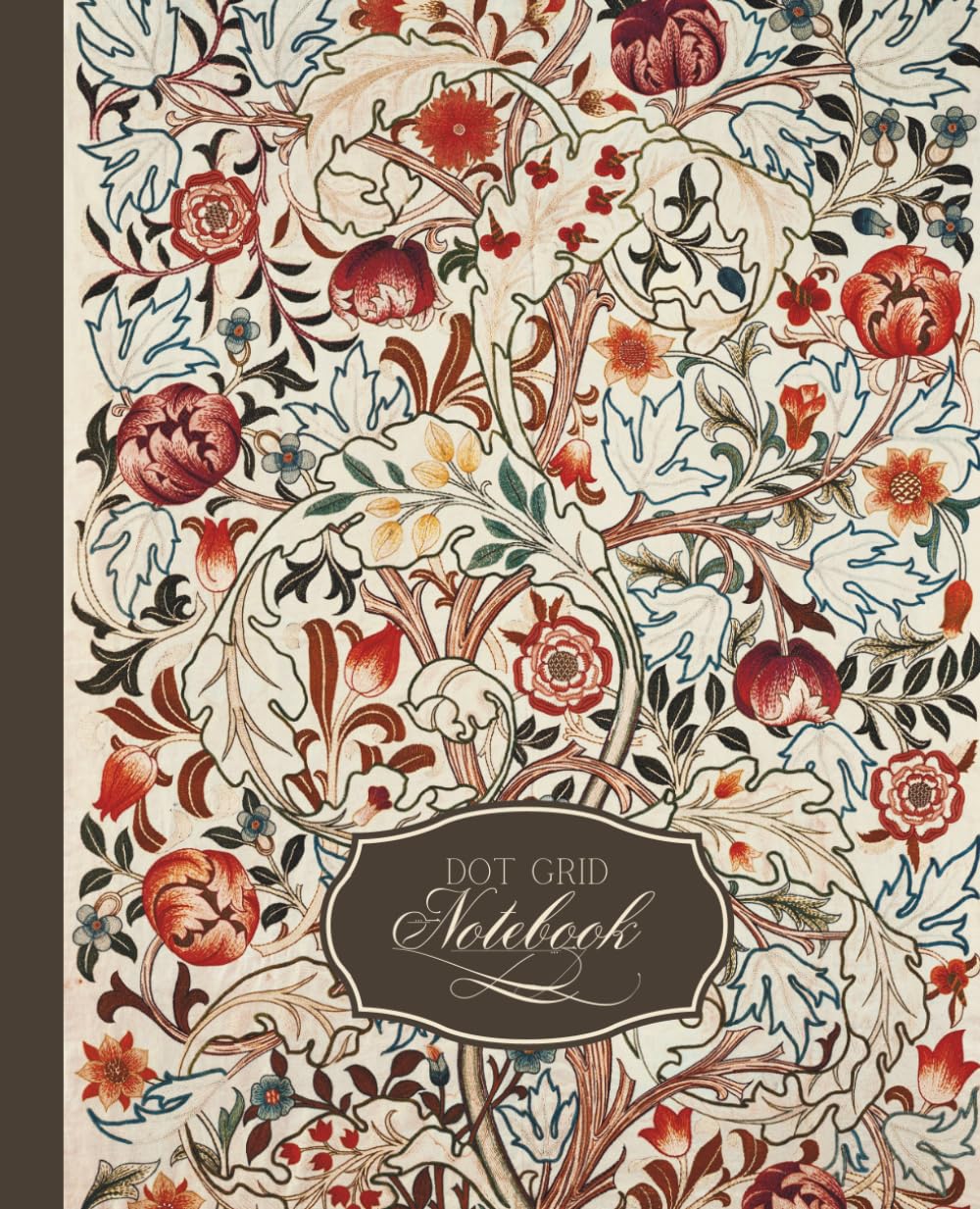 Dot Grid Notebook: Dot Grid Style Notebook with 108 Cream Colored Pages for Bullet Journaling with a Vintage Pattern Cover baixar o livro de graça
