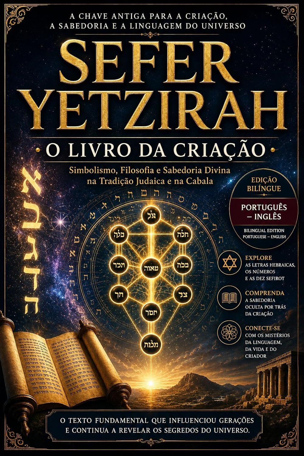 ler totalmente Sefer Yetzirah: O Antigo Livro da Criação: Desvendando os Mistérios das Letras Hebraicas, das Dez Sefirot e do Projeto Oculto do Universo