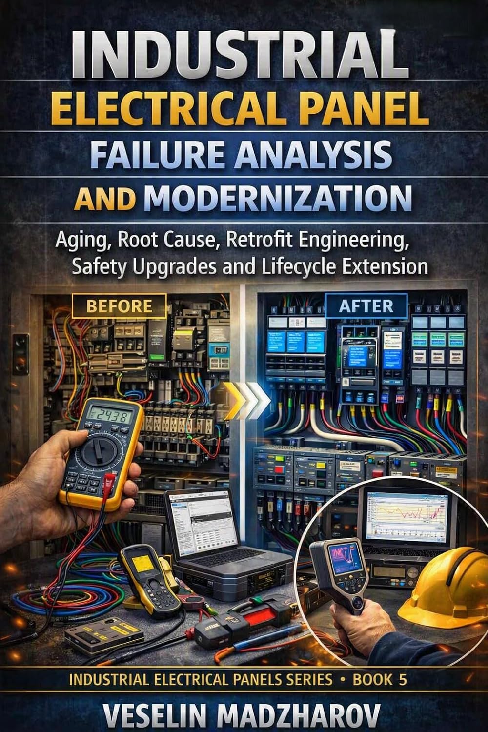 ler totalmente INDUSTRIAL ELECTRICAL PANEL FAILURE ANALYSIS AND MODERNIZATION: Aging, Root Cause, Retrofit Engineering, Safety Upgrades and Lifecycle Extension (Industrial... Panels Series Book 5) (English Edition)