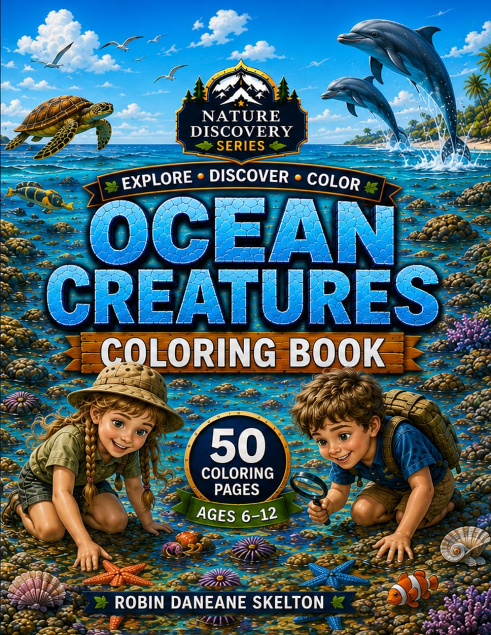 capítulo por capítulo baixar Oceans Creatures Coloring Book (Nature Discovery Series)