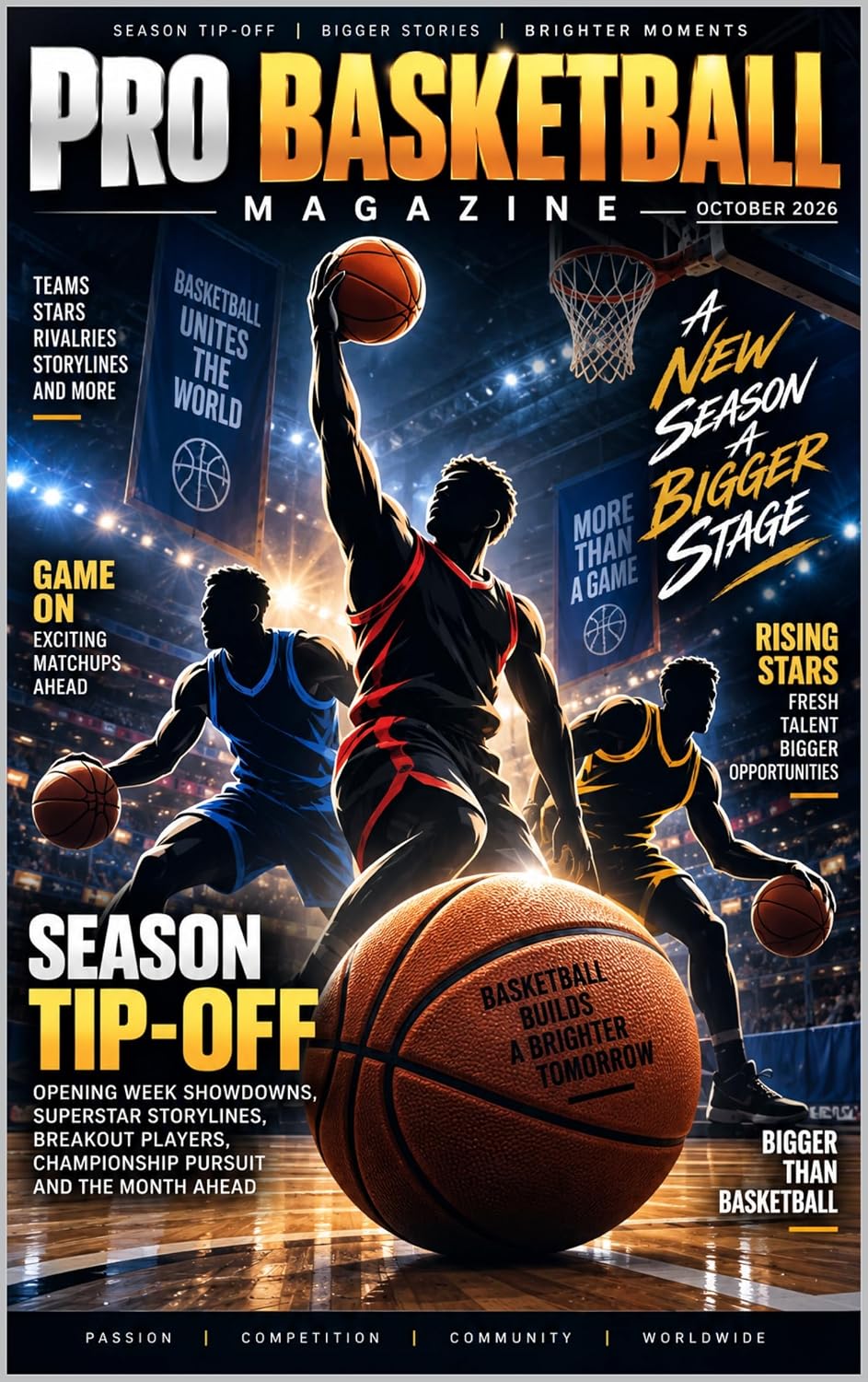 ler totalmente PRO BASKETBALL MAGAZINE OCTOBER 2026: SEASON TIP-OFF Opening Week Showdowns, Superstar Storylines, Breakout Players, Championship Pursuit and the Month Ahead (English Edition)