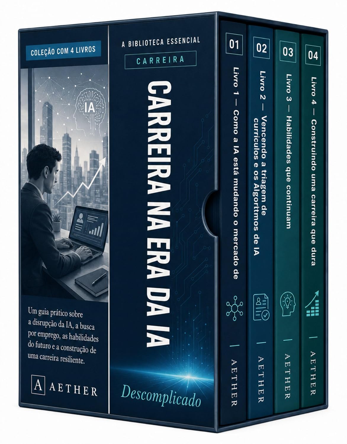 capítulo por capítulo baixar Carreira na era da IA descomplicada - 4 guias essenciais para sobreviver à contratação por IA, vencer os algoritmos e construir uma carreira imparável e à prova do futuro agora