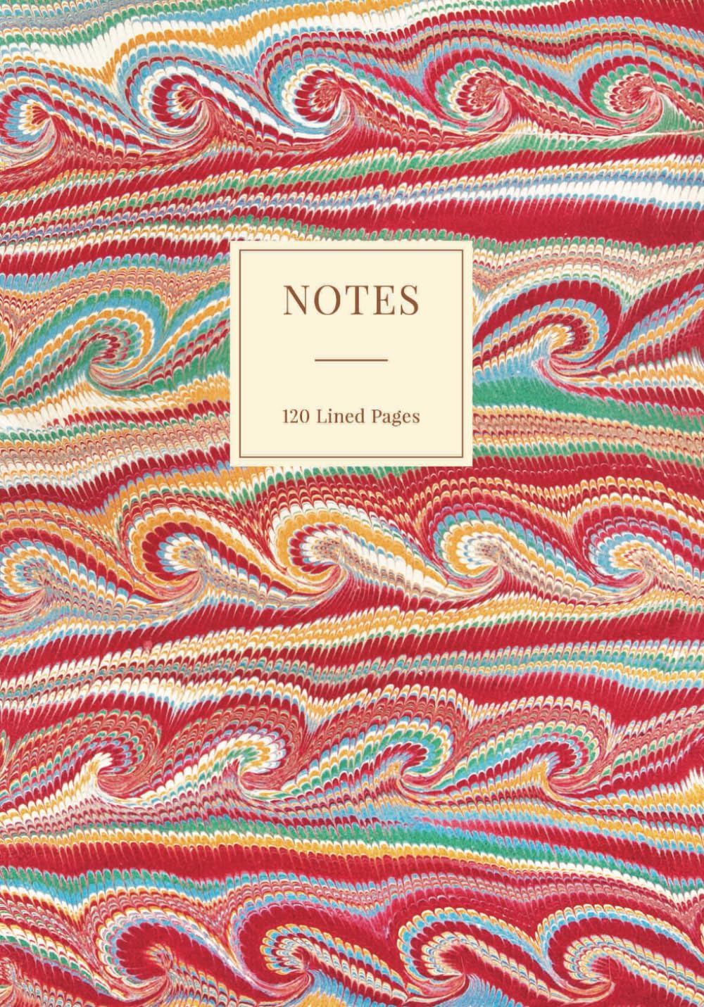 ler totalmente Marble Paper Notebook: A5 Lined Journal Notebook | 120 Pages
