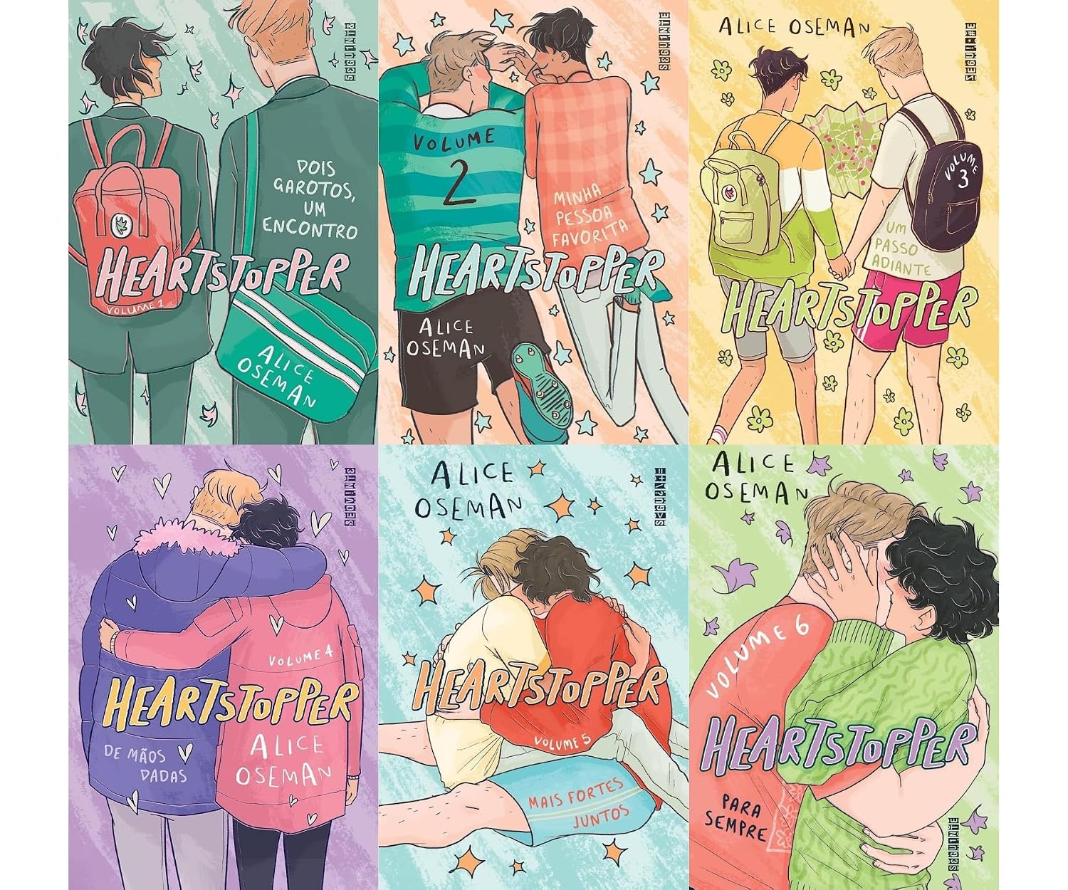 capítulo por capítulo baixar Kit Heartstopper - Vol. de 1 ao 6 - Saga Completa | (Alice Oseman)