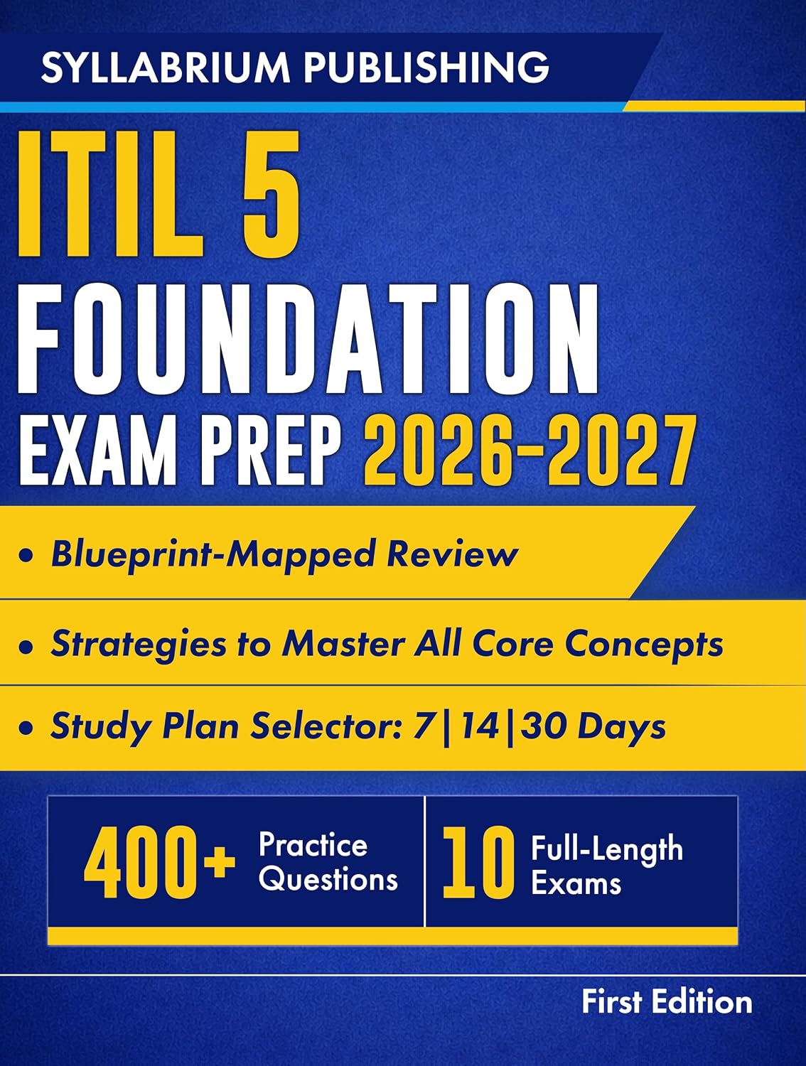 capítulo por capítulo baixar ITIL 5 Foundation Exam Prep 2026–2027: Blueprint-Mapped Review with Study Plans, 400+ Practice Questions, 10 Full-Length Exams, Detailed Answers and Strategies... Core Concepts and Pass... (English Edition)