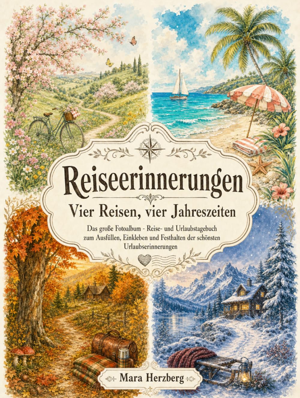 capítulo por capítulo baixar Reiseerinnerungen - Vier Reisen, vier Jahreszeiten: Das große Fotoalbum - Reise- und Urlaubstagebuch zum Ausfüllen, Einkleben und Festhalten der schönsten Urlaubserinnerungen (German Edition)