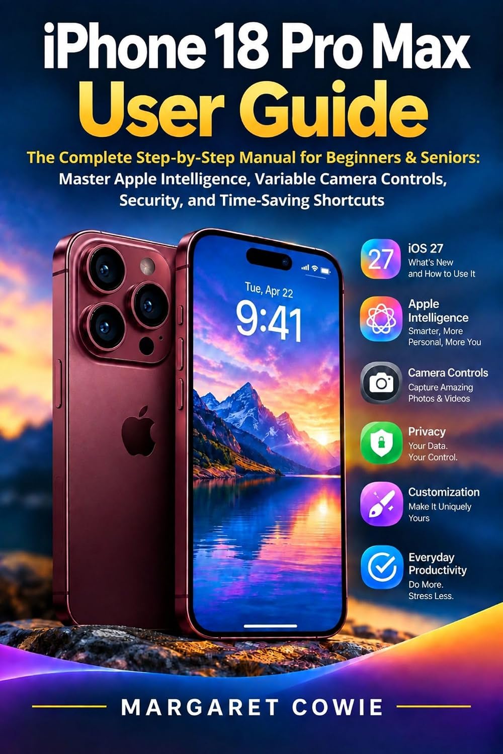 capítulo por capítulo baixar iPhone 18 Pro Max User Guide: The Complete Step-by-Step Manual for Beginners & Seniors: Master Apple Intelligence, Variable Camera Controls, Security,... (Mastering Gadgets) (English Edition)