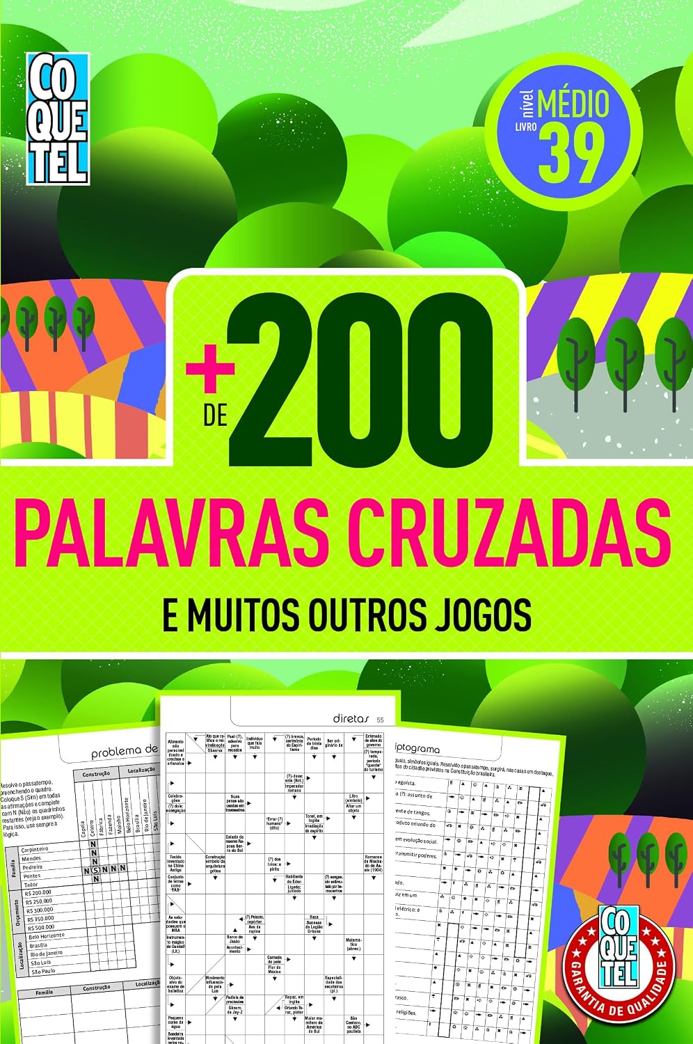 Livro Coquetel Mais de 200 Palavras Cruzadas Médio 39 baixar livro de graça