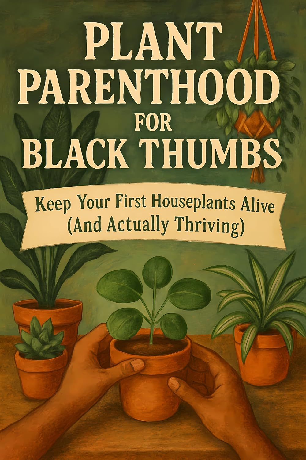 ler totalmente Plant Parenthood for Black Thumbs: Keep Your First Houseplants Alive (And Actually Thriving) (English Edition)