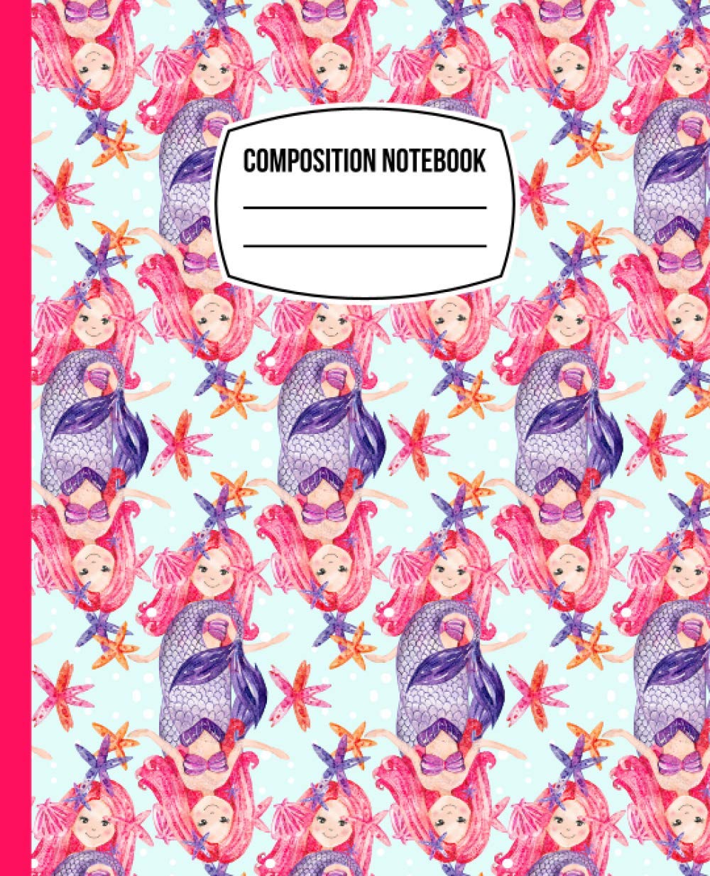 Composition Notebook: Cute Pink Mermaid Pattern Notebook for Kids Girls and Boys Daily Writing baixar livro de graça