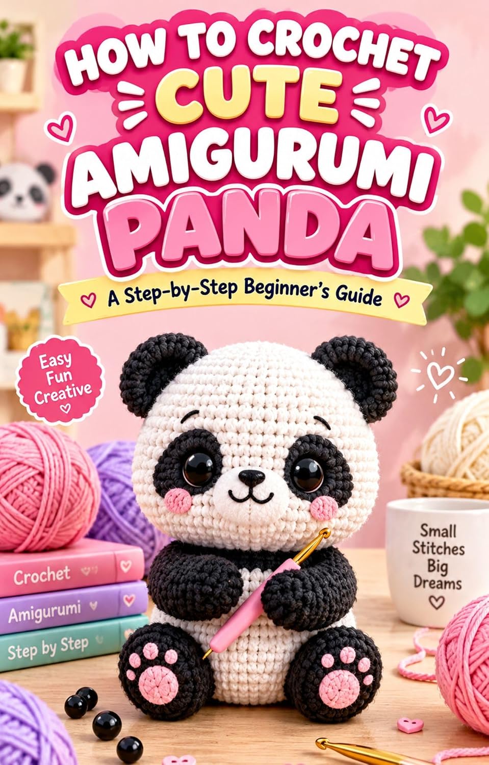 How to Crochet Cute Amigurumi Panda: A Step-by-Step Beginner’s Guide with Easy Patterns, Clear Photos, and Fun Projects for Kids and Adults (English Edition) baixar o livro de graça