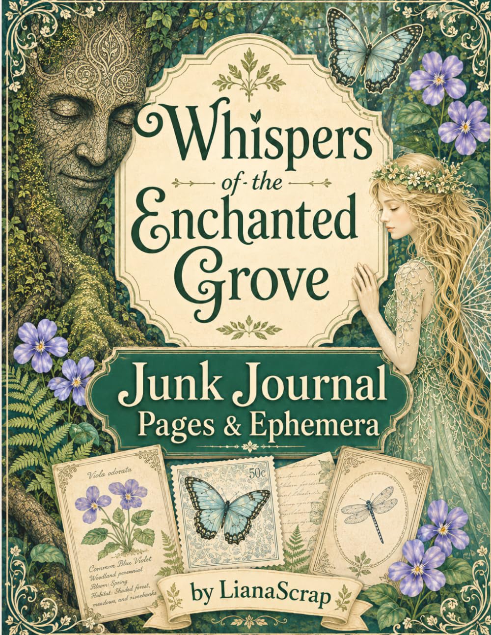 capítulo por capítulo baixar Whispers of the Enchanted Grove: Junk Journal Pages & Ephemera