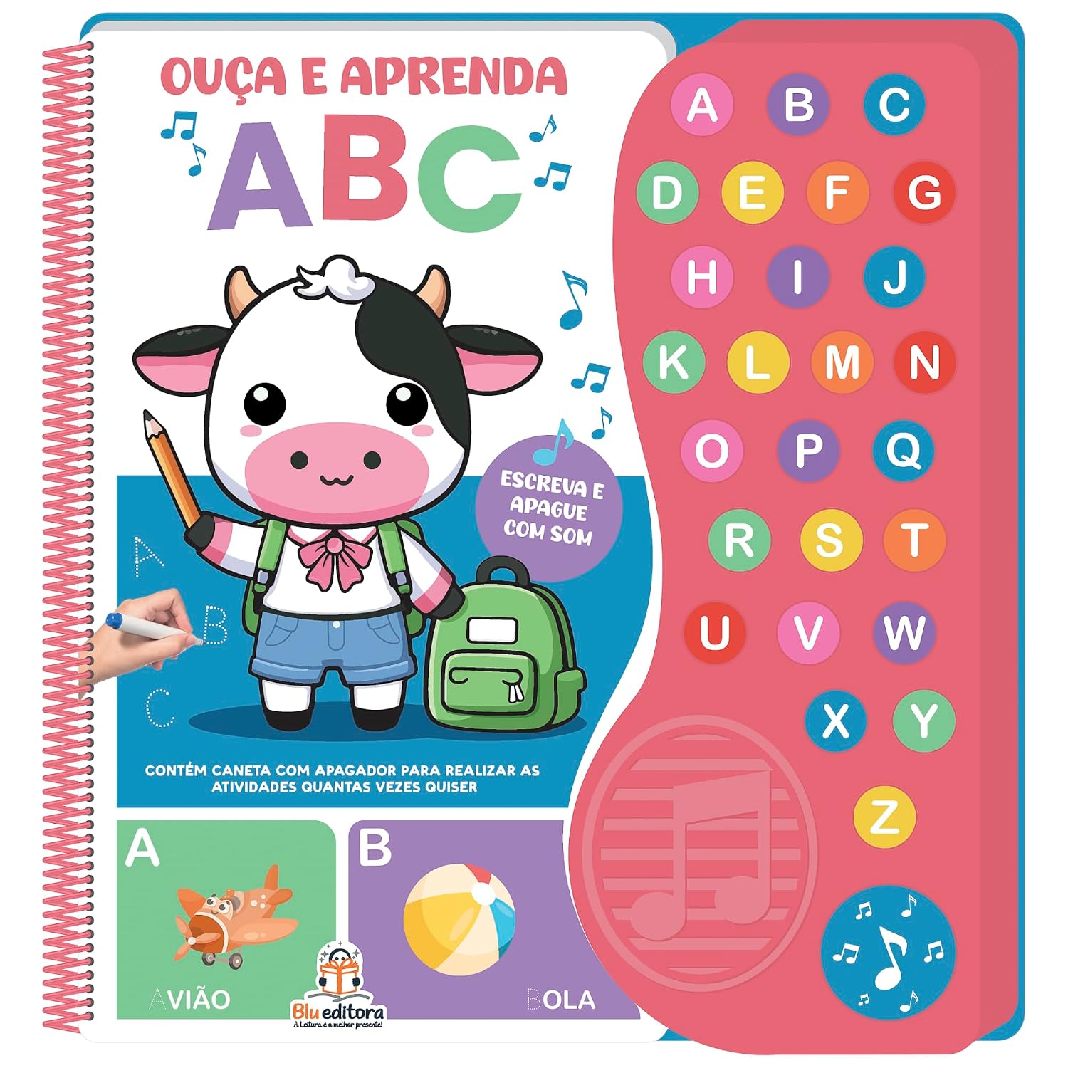 ler totalmente Ouça e aprenda A B C