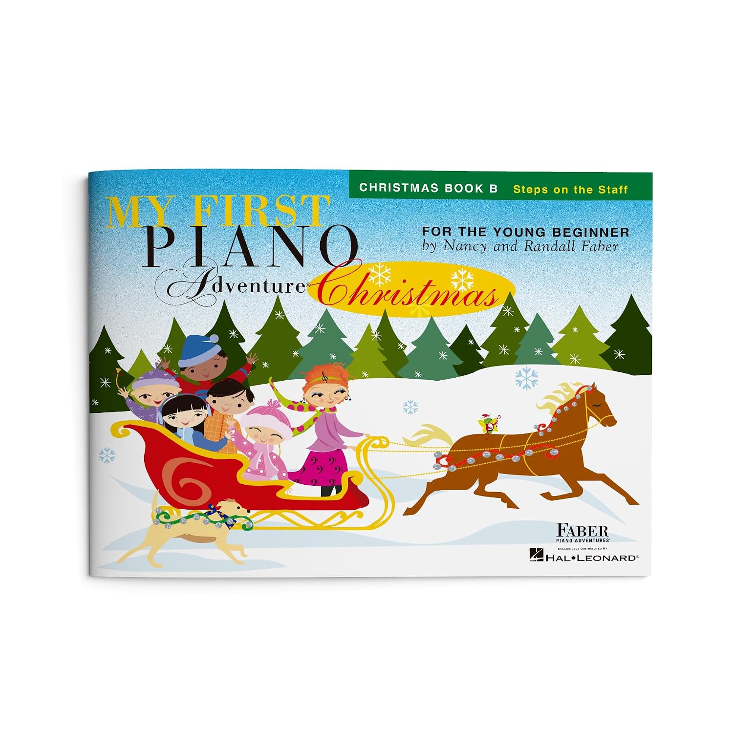 ler totalmente My First Piano Adventure Christmas - Book B: Steps on the Staff