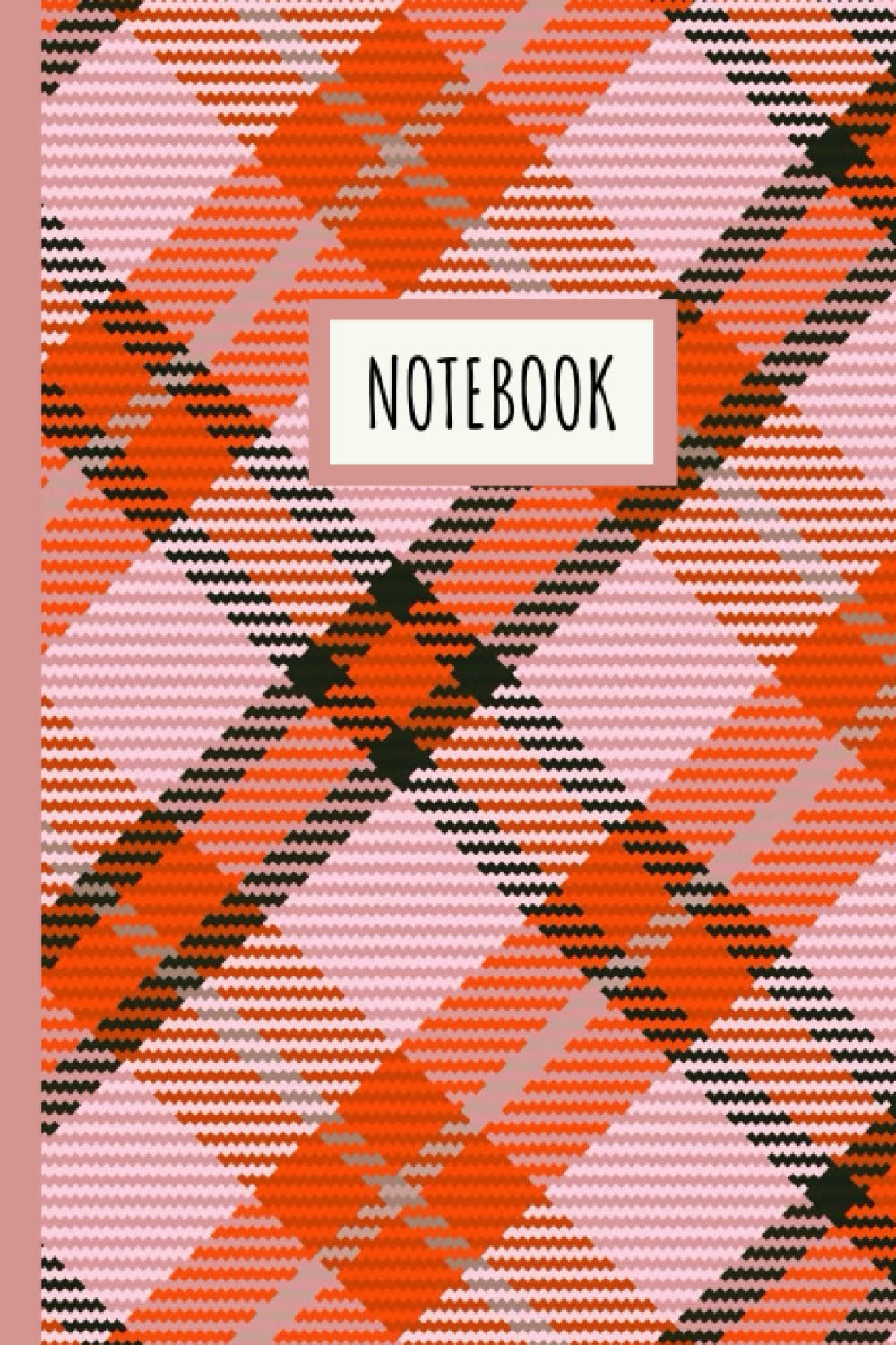 Notebook: Colorful Tartan Design Blank Lined Notebook baixar o livro de graça