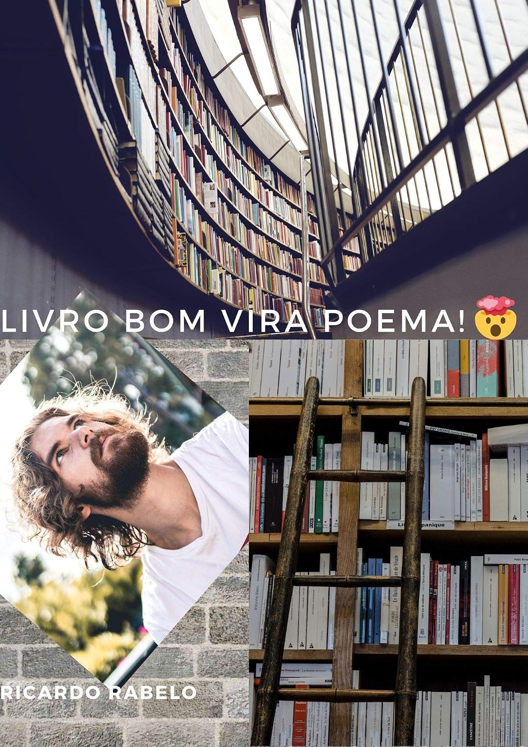 ler totalmente Livro bom vira poema!