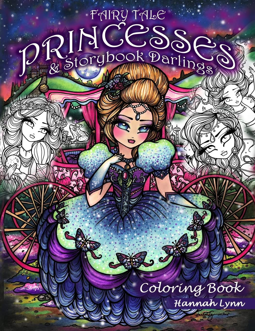ler totalmente Fairy Tale Princesses & Storybook Darlings Coloring Book