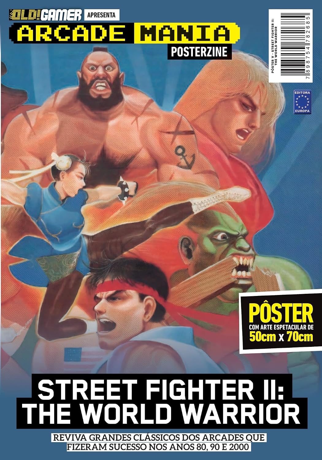 ler totalmente Street Fighter 2: The World Warrior - Superpôster Arcade Mania