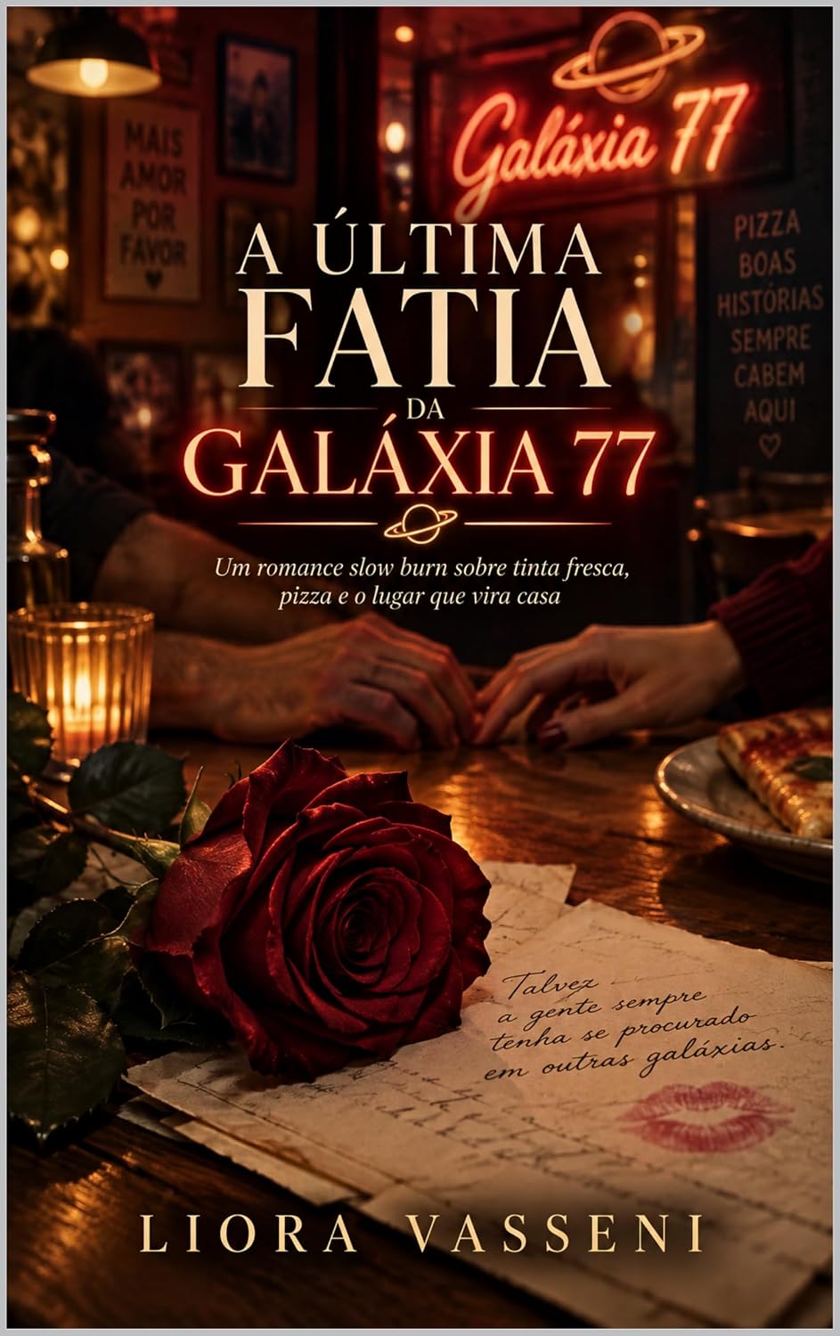 capítulo por capítulo baixar A Última Fatia da Galáxia 77: Um romance slow burn sobre tinta fresca, pizza e o lugar que vira casa