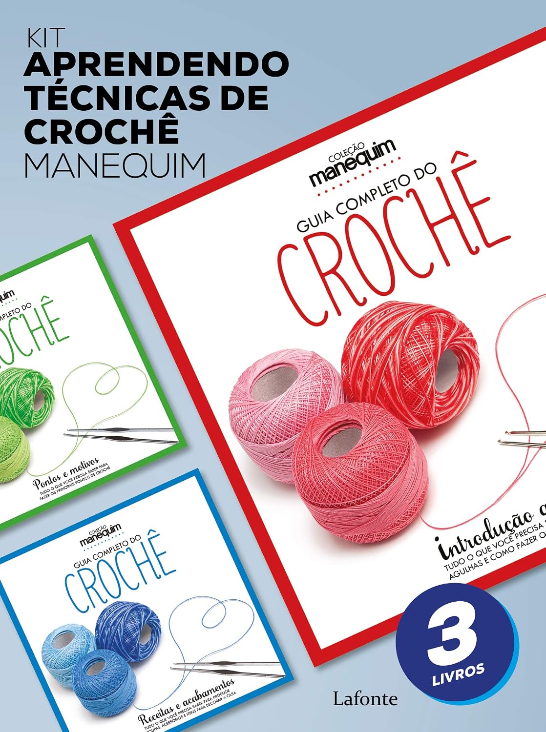 Kit Aprendendo Técnicas De Crochê - Manequim - 3 Livros baixar o livro de graça