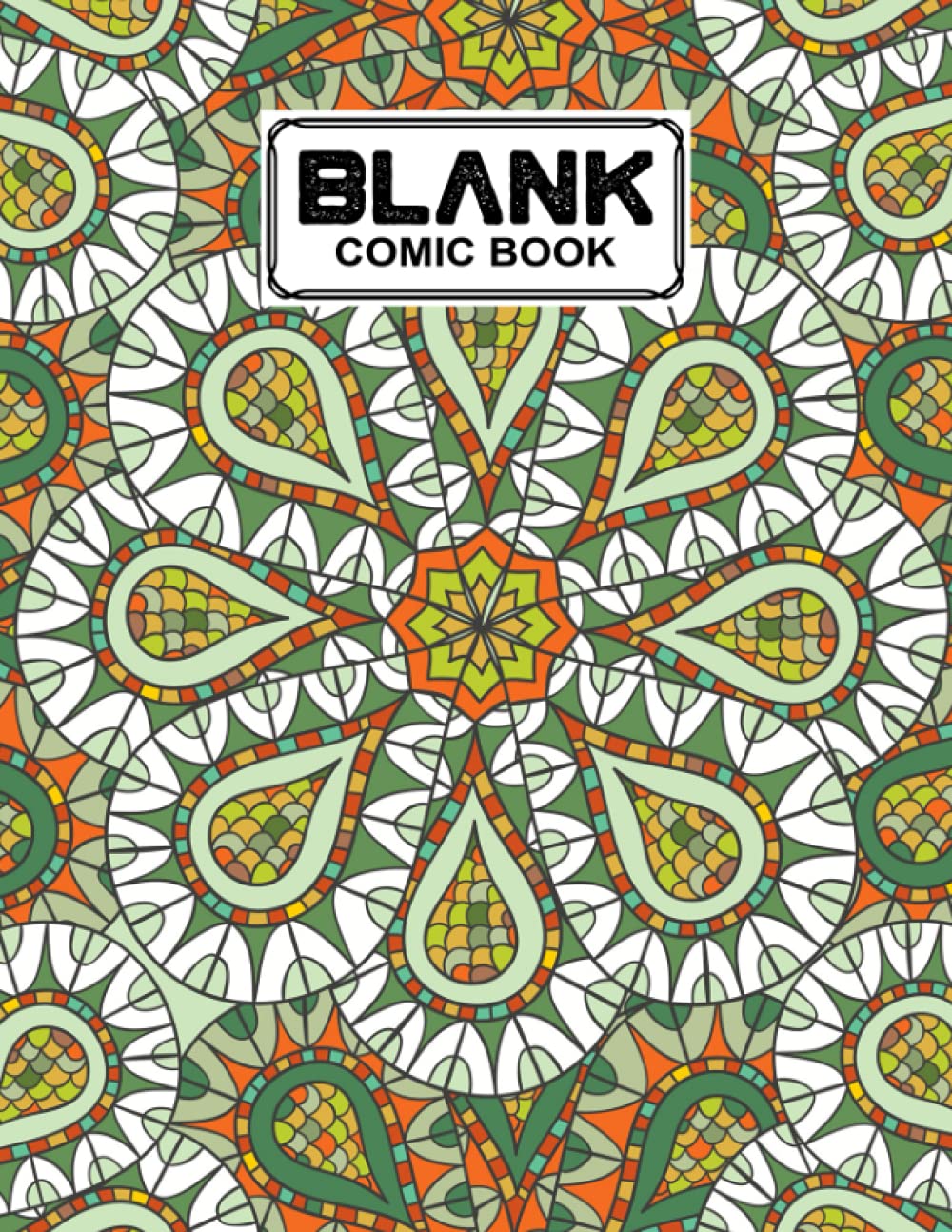 Blank Comic Book: Mandalas Cover, Create Your Own Story, Journal, Notebook, Sketchbook for Kids and Adults, 120 Pages - Size 8.5" x 11" Notebook by Hubert Freitag baixar livro de graça