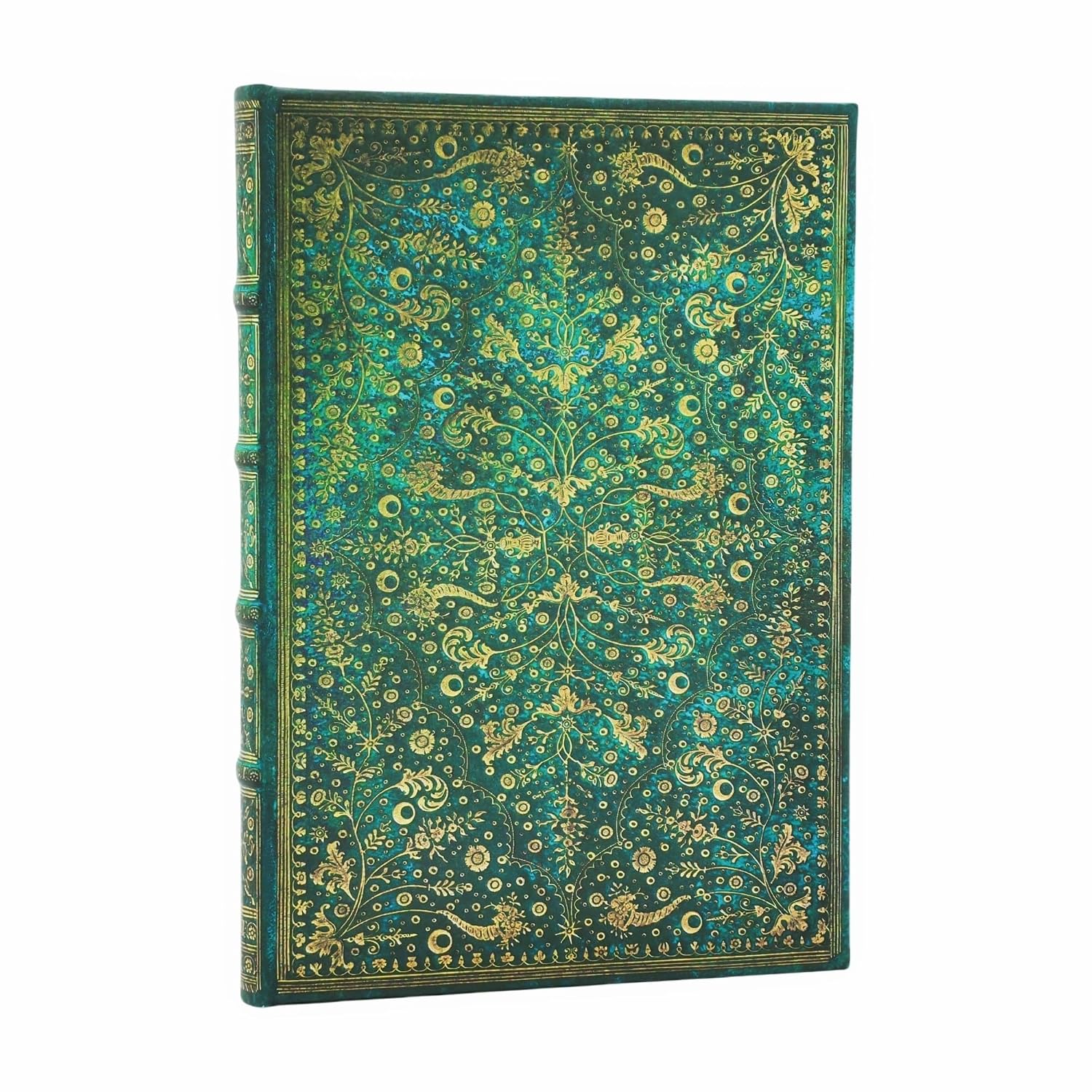 Emerald Flower MIDI Unlined Hardcover Journal, 144pg, 120gsm, Marsh's Library by Paperblanks (Nature's Grace) baixar o livro de graça