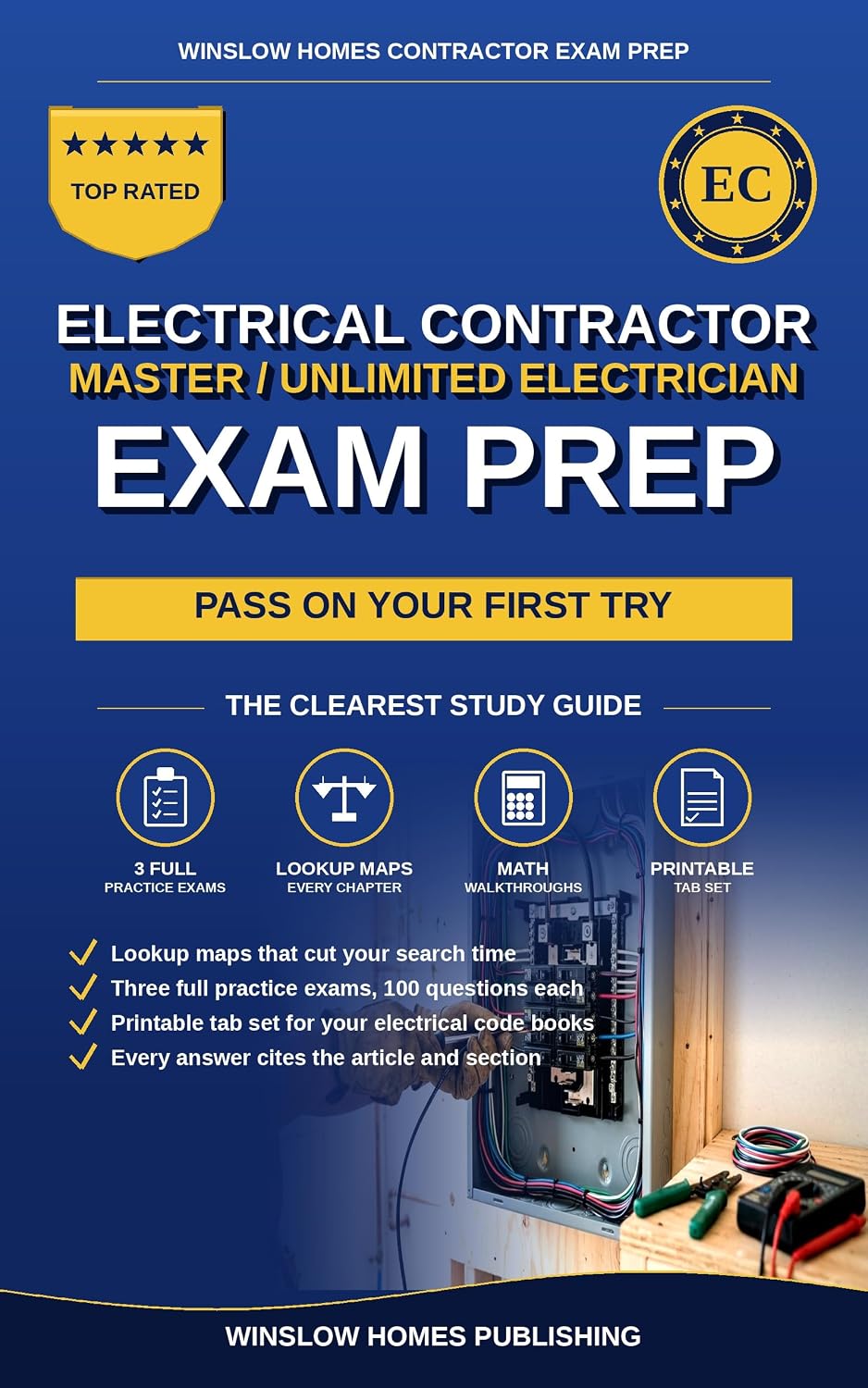 Electrical Contractor (Master / Unlimited Electrician) Exam Prep: The Open Book Study System to Pass the NASCLA Accredited Examination, With Lookup Maps,... Contractor Exam Prep) (English Edition) baixar livro de graça
