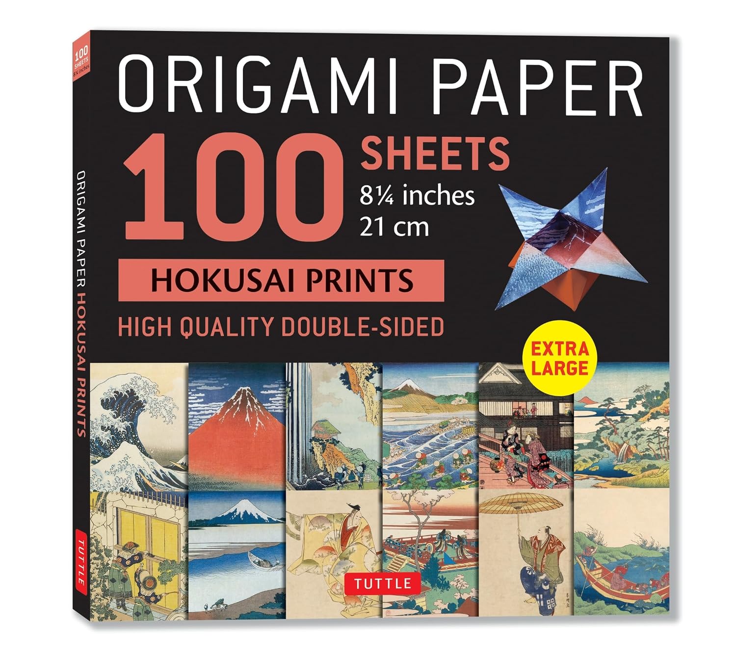 ler totalmente Origami Paper 100 Sheets Hokusai Prints 8 1/4 (21 CM): Extra Large Double-Sided Origami Sheets Printed with 12 Different Prints (Instructions for 5 Projects Included)