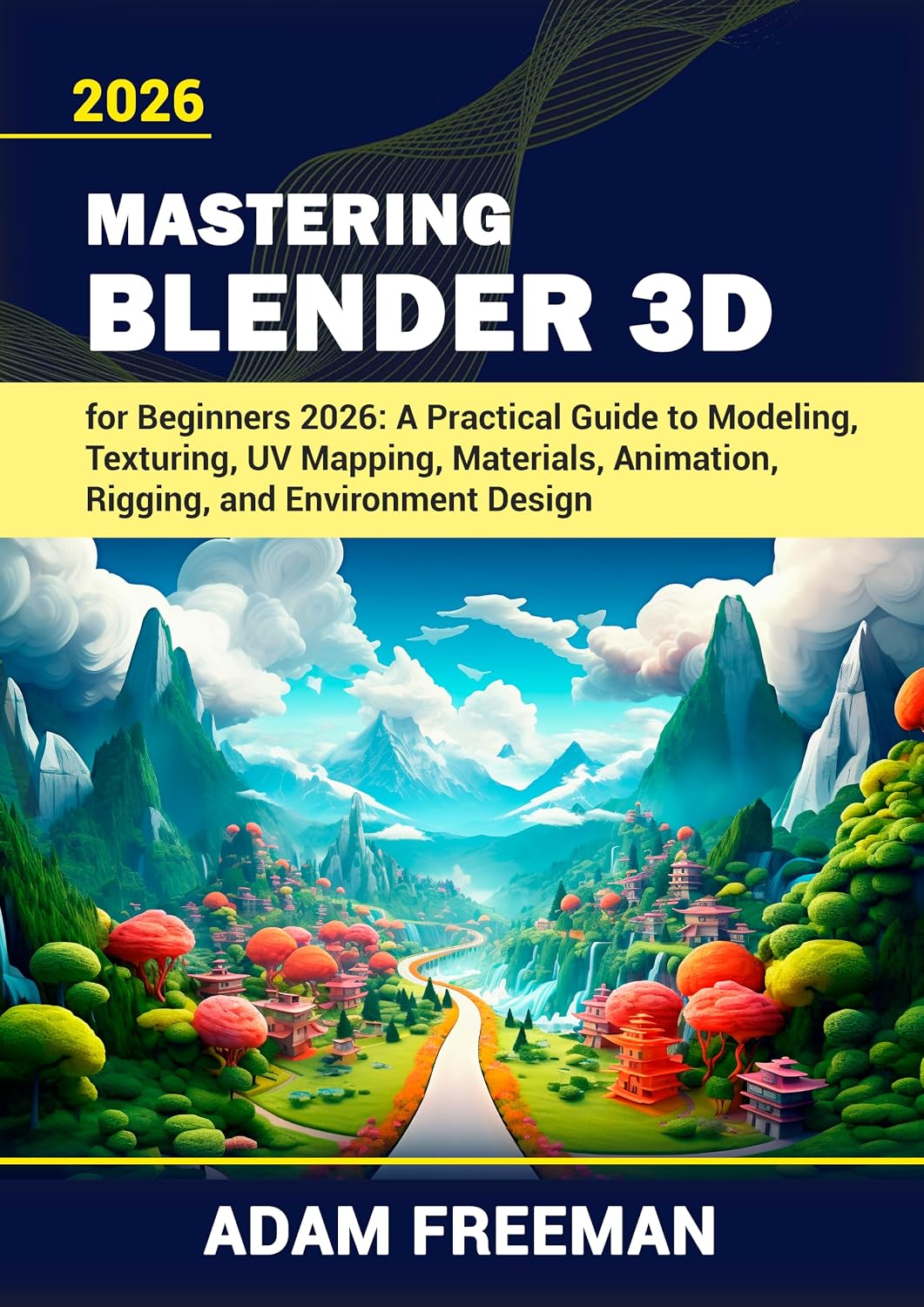 capítulo por capítulo baixar Mastering Blender 3D for Beginners: A Practical Guide to Modeling, Texturing, UV Mapping, Materials, Animation, Rigging, and Environment Design (English Edition)