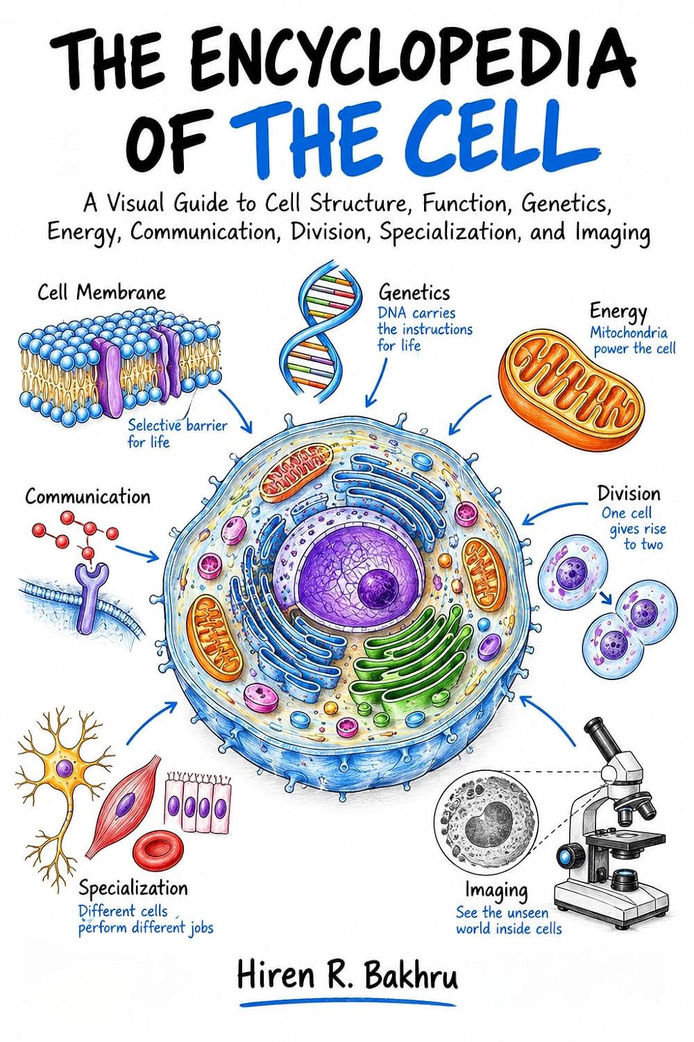 capítulo por capítulo baixar The Encyclopedia of the Cell: A Visual Guide to Cell Structure, Function, Genetics, Energy, Communication, Division, Specialization, and Imaging (The Whiteboard Encyclopedia Series) (English Edition)