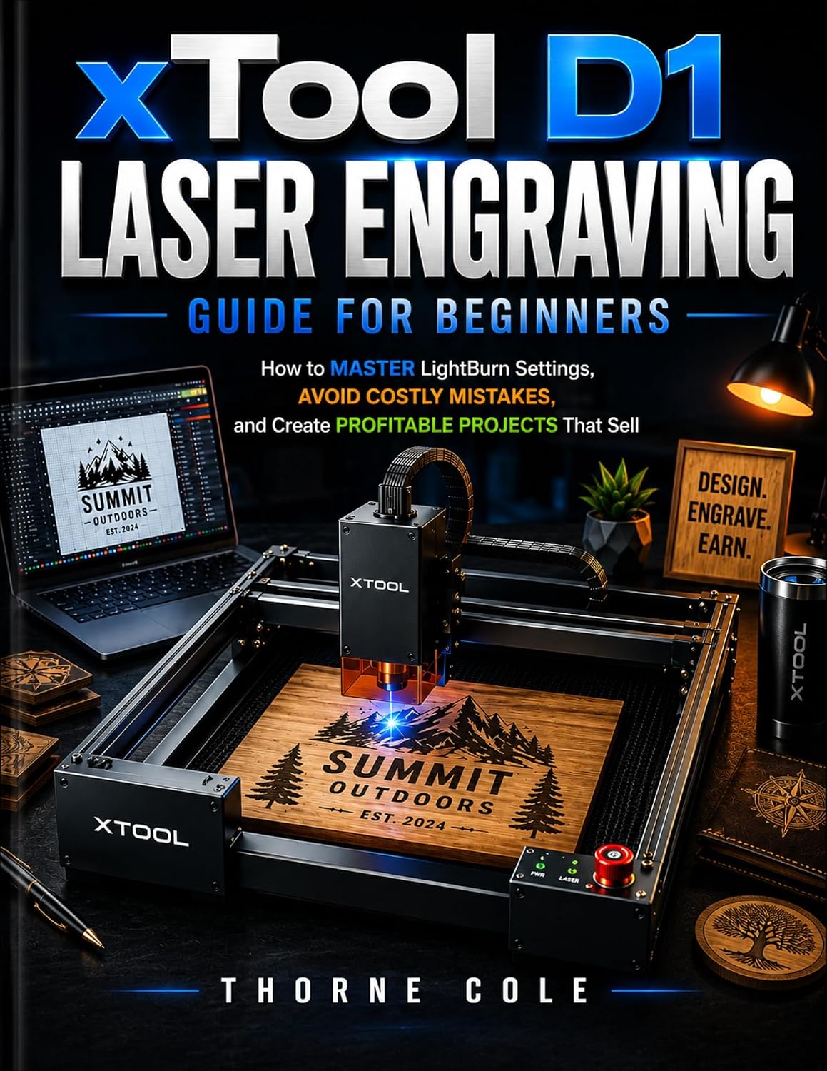 xTool D1 Laser Engraving Guide for Beginners: How to Master LightBurn Settings, Avoid Costly Mistakes, and Create Profitable Projects That Sell (English Edition) baixar o livro de graça